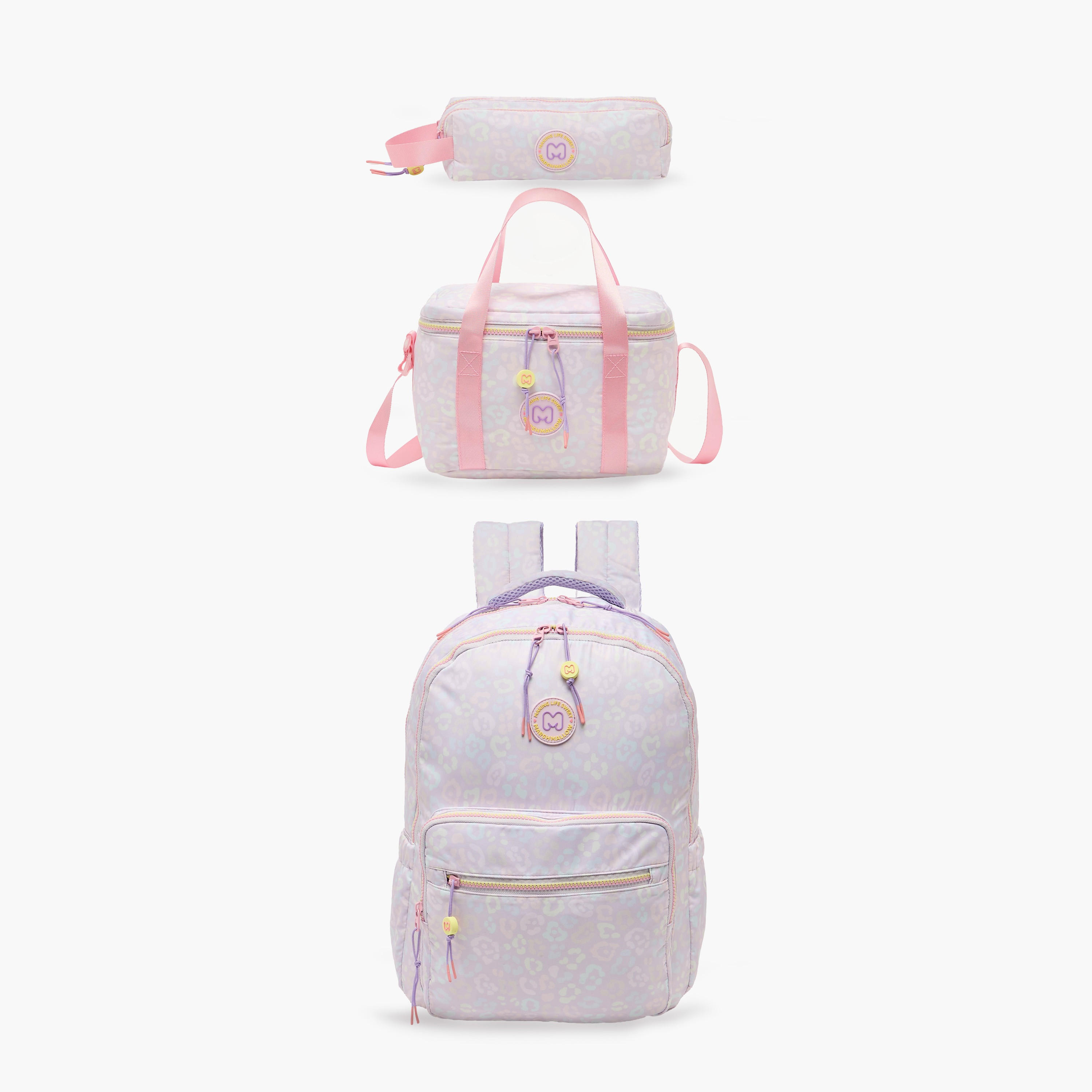 MARSHMALLOW Printed Backpack for Girls 8-13 Years with Padded Shoulder Straps - 17 inches-school-bagsandbackpacks-backpacks-image-10