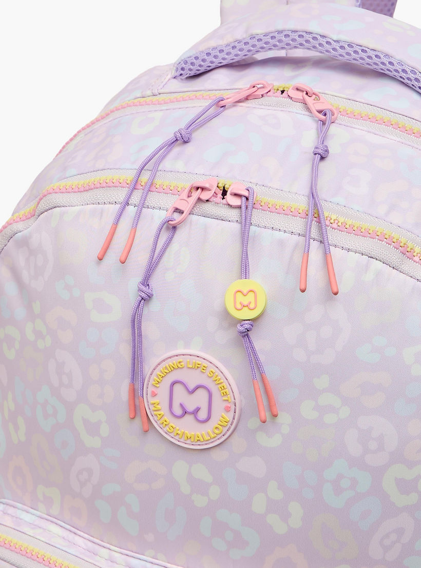 MARSHMALLOW Printed Backpack for Girls 8-13 Years with Padded Shoulder Straps - 17 inches-school-bagsandbackpacks-backpacks-image-5