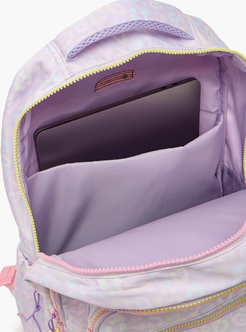 MARSHMALLOW Printed Backpack for Girls 8-13 Years with Padded Shoulder Straps - 17 inches-school-bagsandbackpacks-backpacks-image-6