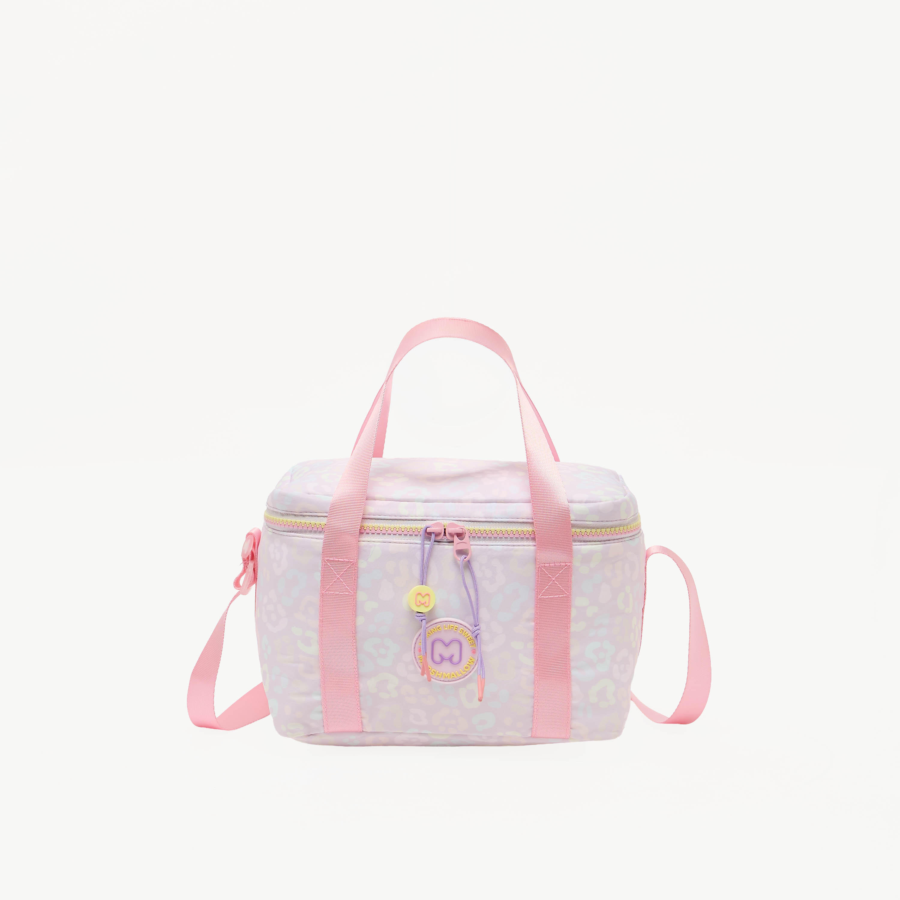 شنطة غداء بطبعات وحزام قابل للتعديل للبنات 8-13 سنوات من مارشميلو-school-lunchessentials-lunchbags-image-1