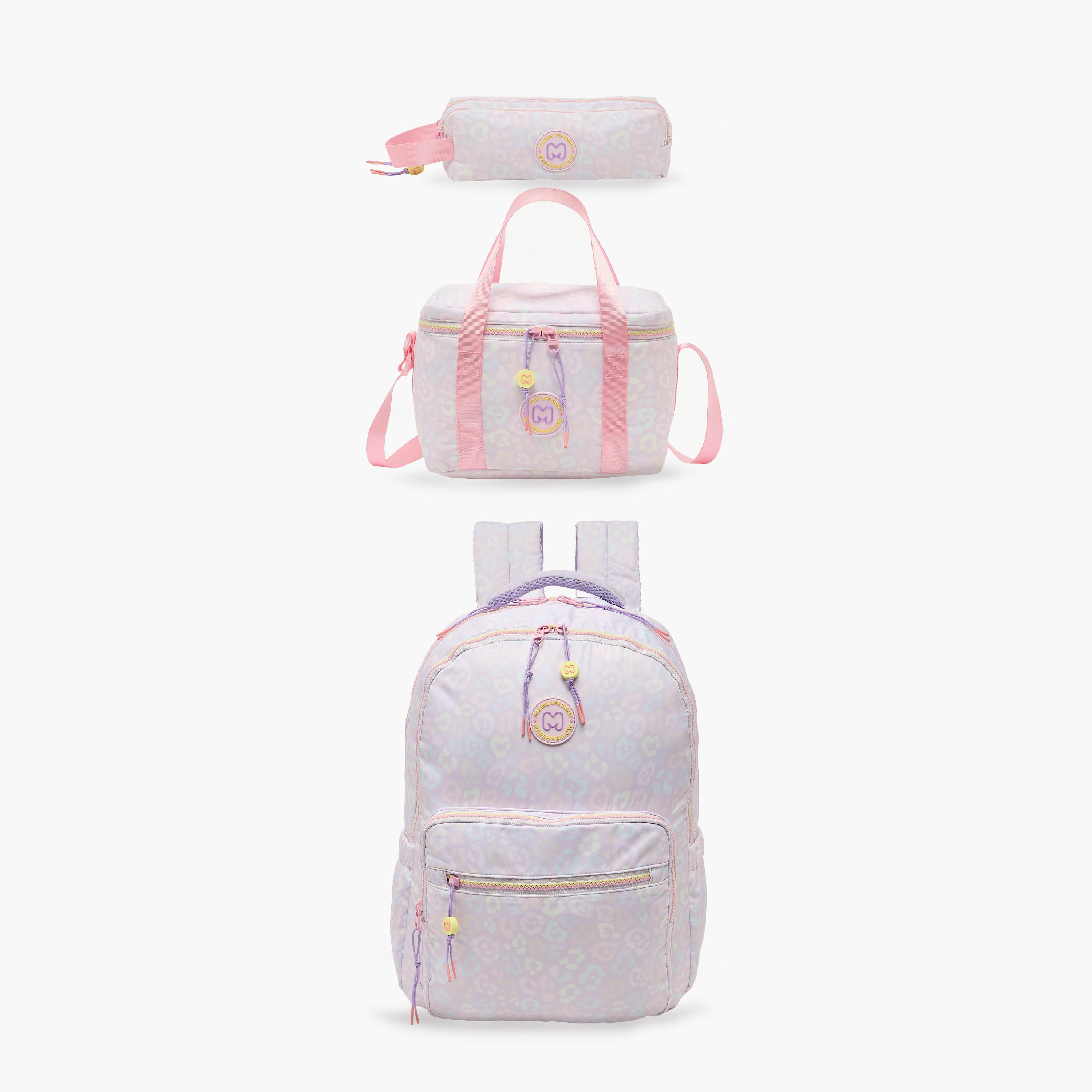 شنطة غداء بطبعات وحزام قابل للتعديل للبنات 8-13 سنوات من مارشميلو-school-lunchessentials-lunchbags-image-8