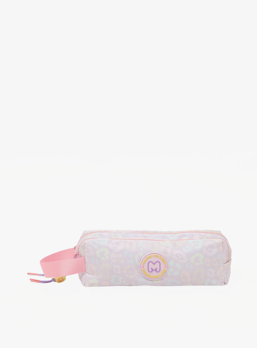 MARSHMALLOW Printed Pencil Pouch with 2 Compartments-school-stationery-pencilcases-image-1