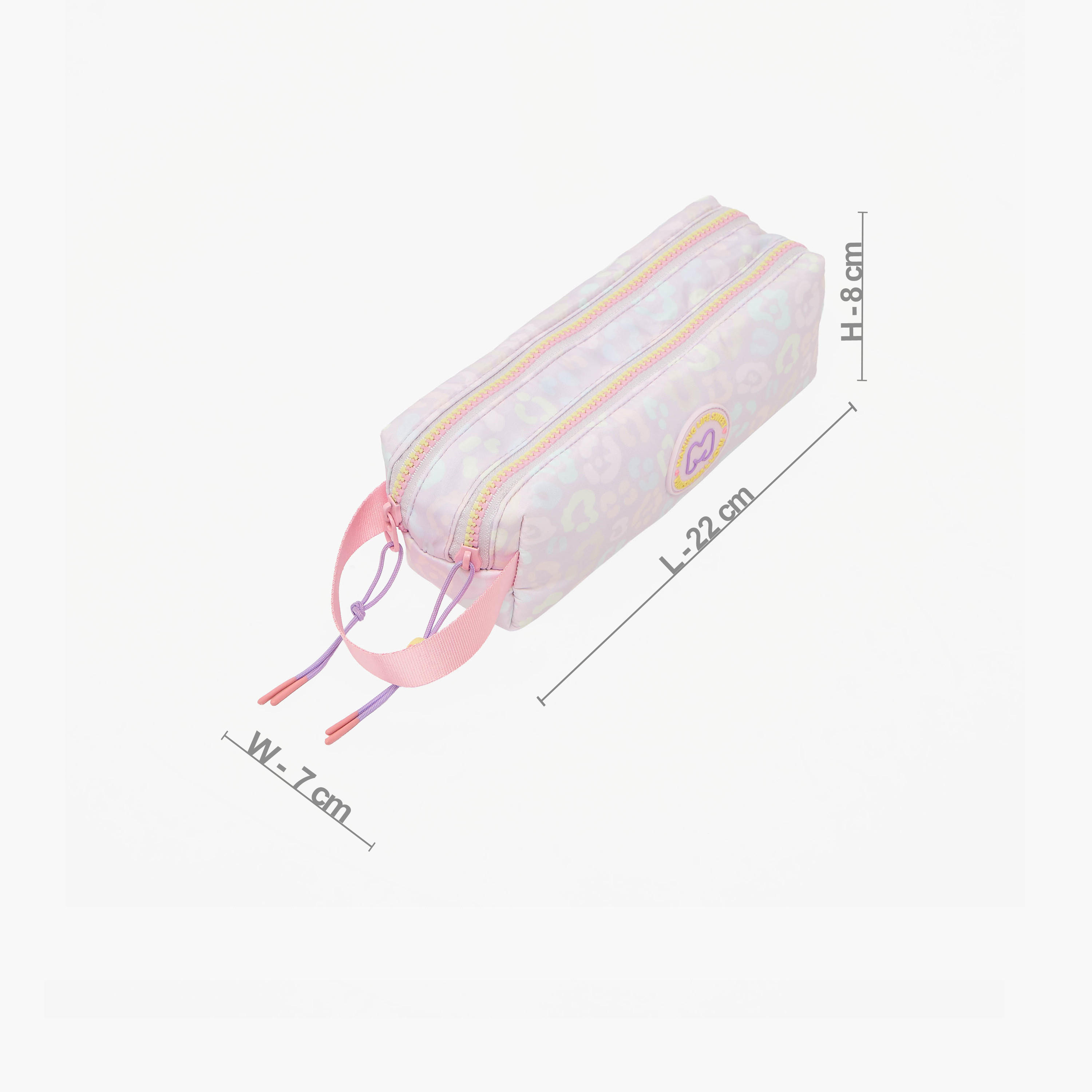 MARSHMALLOW Printed Pencil Pouch with 2 Compartments-school-stationery-pencilcases-image-3