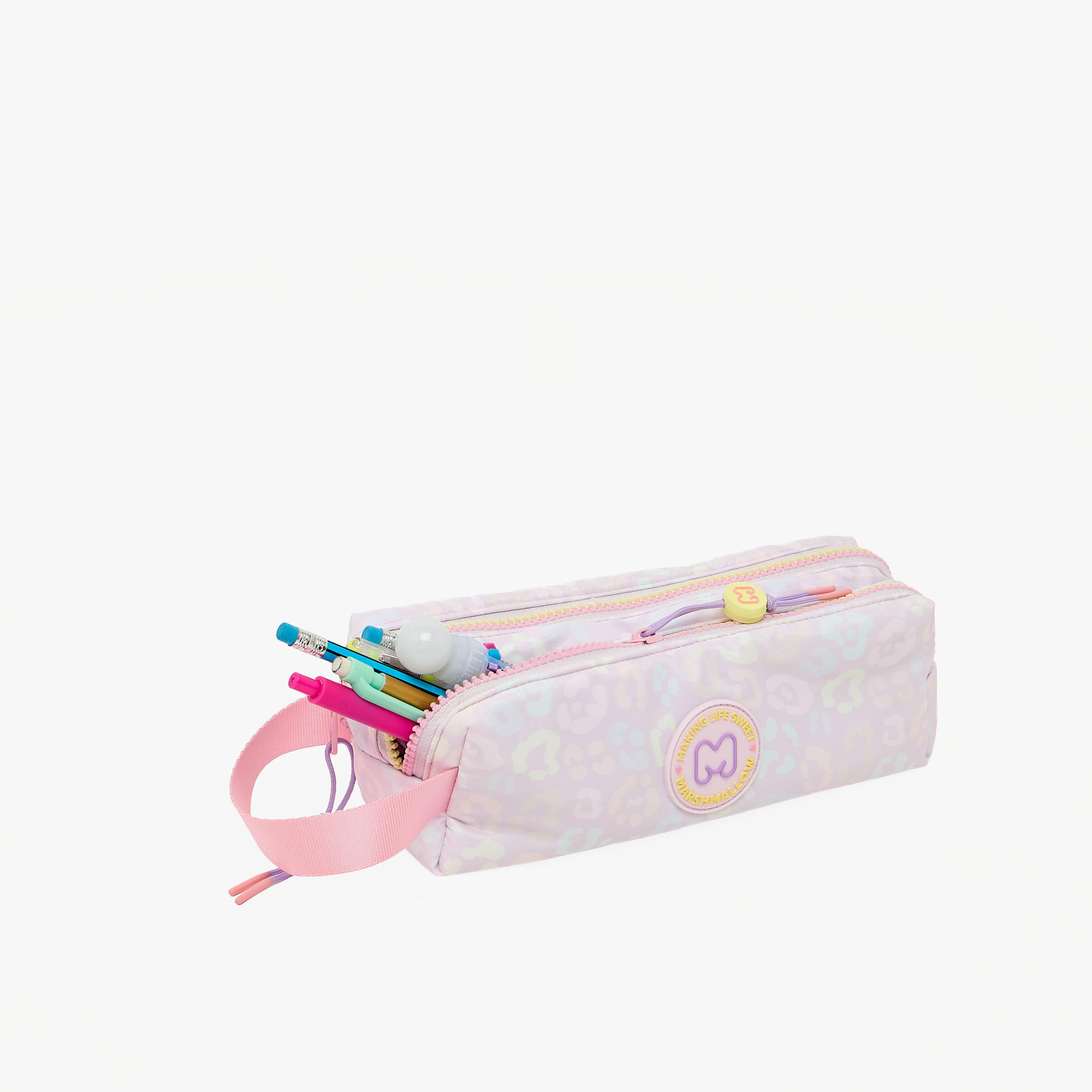 MARSHMALLOW Printed Pencil Pouch with 2 Compartments-school-stationery-pencilcases-image-5