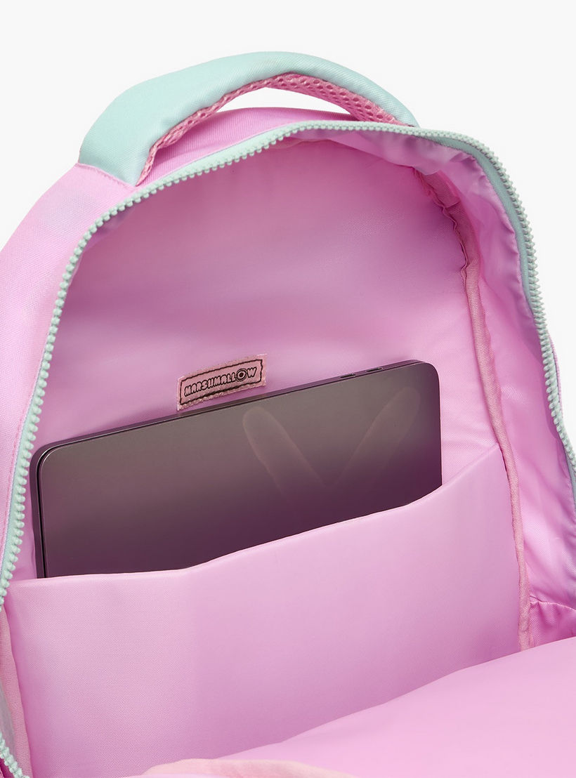 MARSHMALLOW Checked Backpack for Girls 8-13 Years with Padded Shoulder Straps - 17 inches-school-bagsandbackpacks-backpacks-image-6