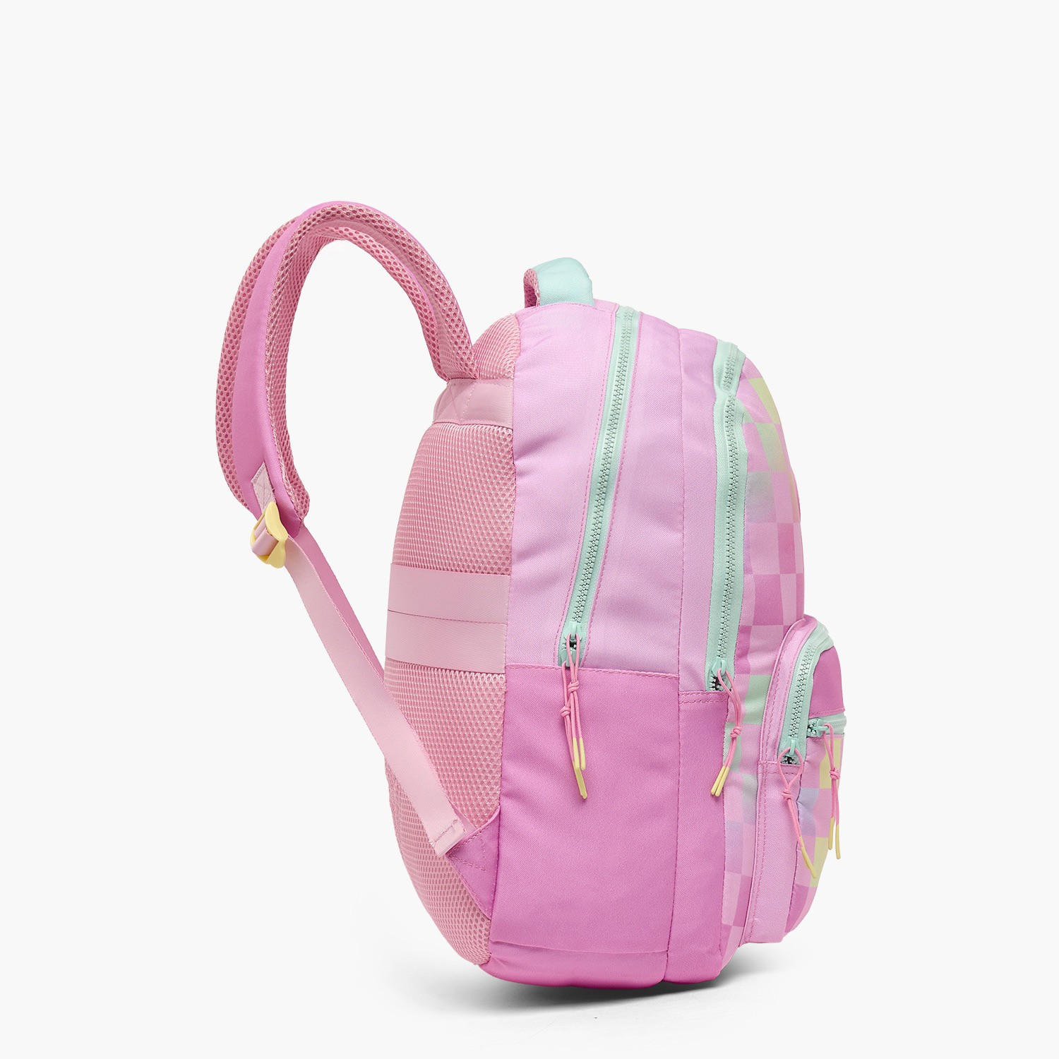 MARSHMALLOW Checked Backpack for Girls 8-13 Years with Padded Shoulder Straps - 17 inches-school-bagsandbackpacks-backpacks-image-8