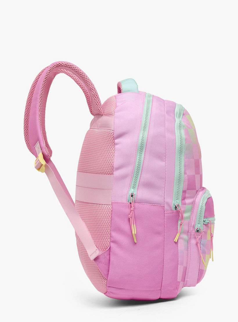 MARSHMALLOW Checked Backpack for Girls 8-13 Years with Padded Shoulder Straps - 17 inches-school-bagsandbackpacks-backpacks-image-8