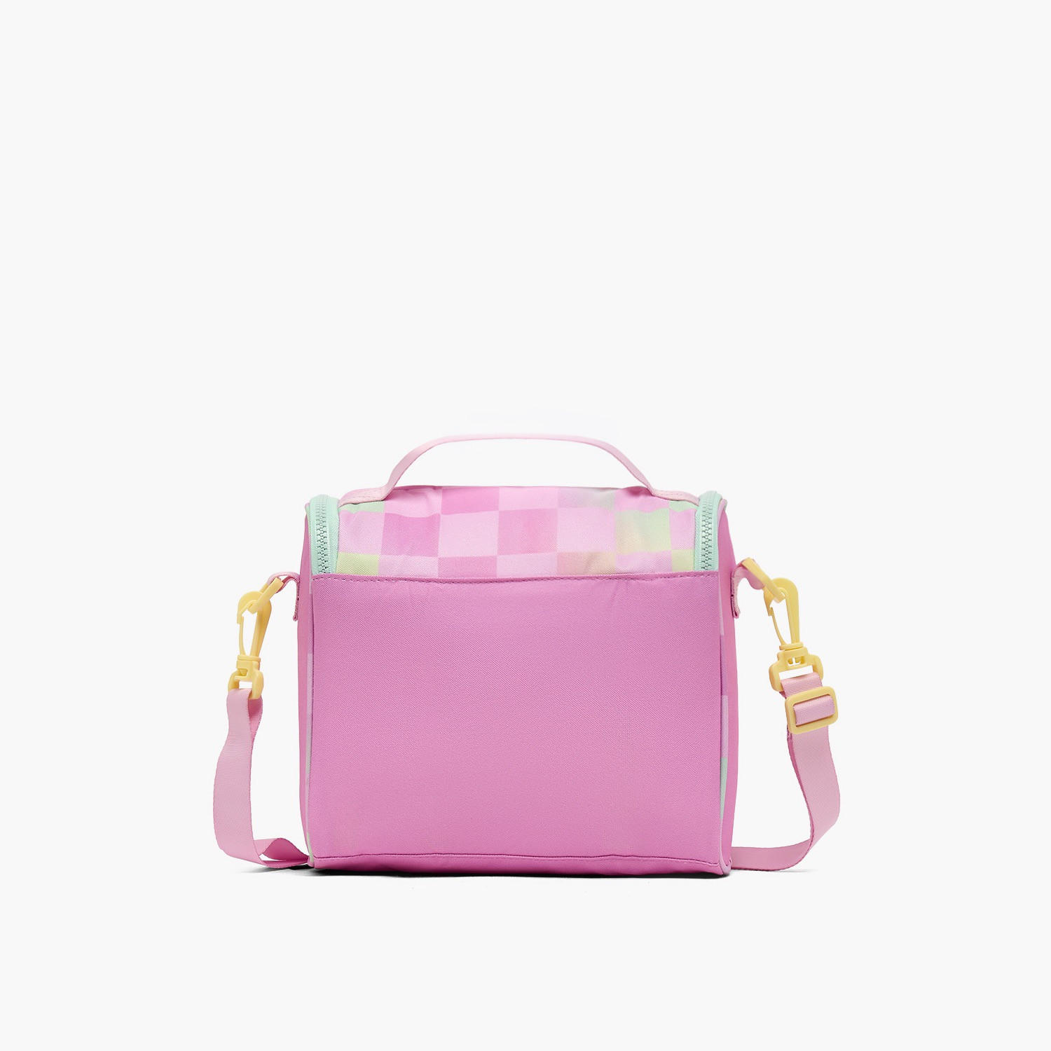 MARSHMALLOW Checked Lunch Bag for Girls 8-13 Years with Detachable Strap-school-lunchessentials-lunchbags-image-7