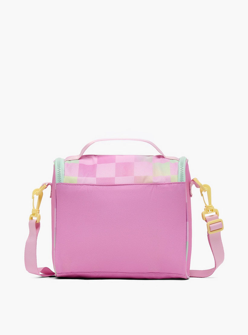 MARSHMALLOW Checked Lunch Bag for Girls 8-13 Years with Detachable Strap-school-lunchessentials-lunchbags-image-7