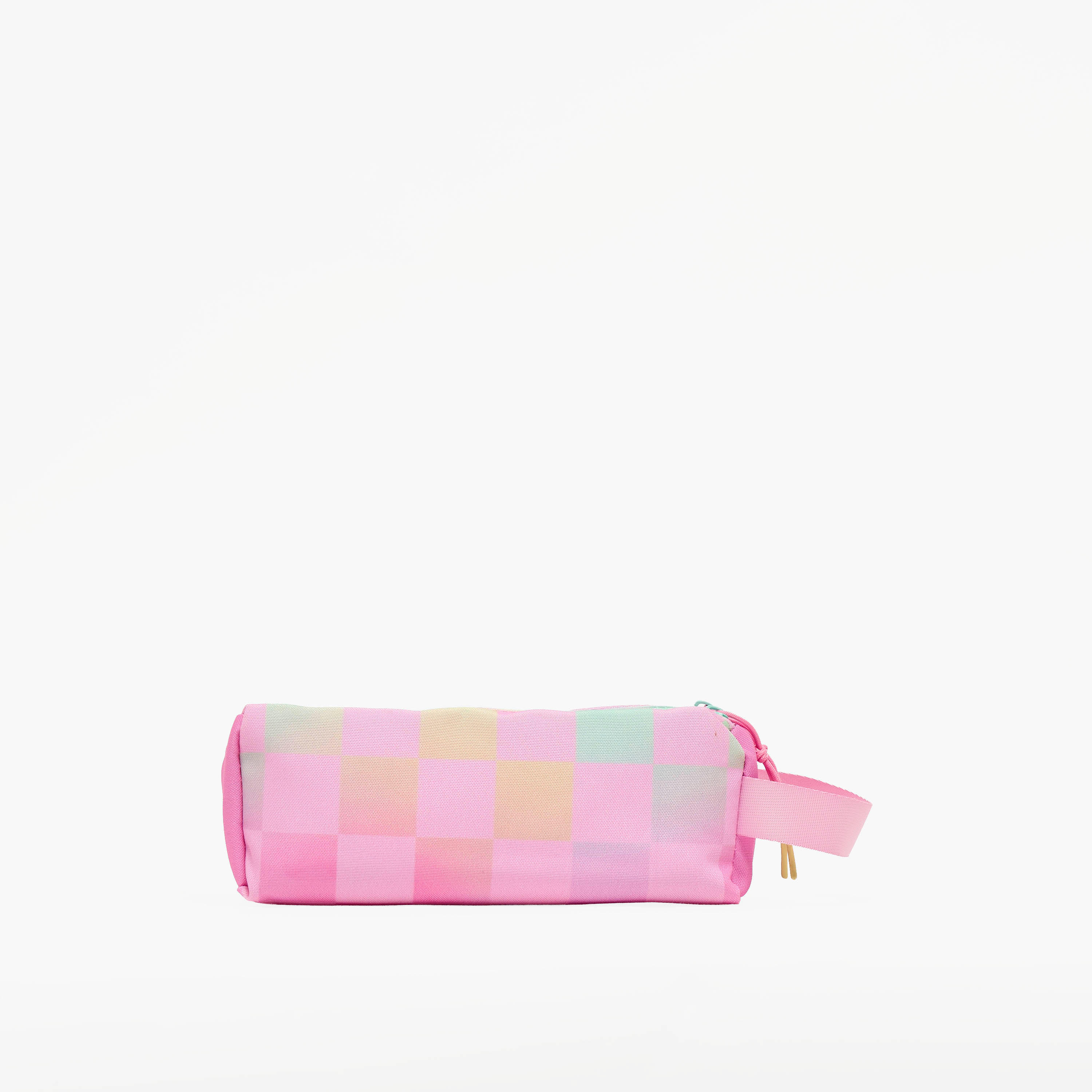 MARSHMALLOW Checked Pencil Pouch with 2 Compartments-school-stationery-pencilcases-image-4