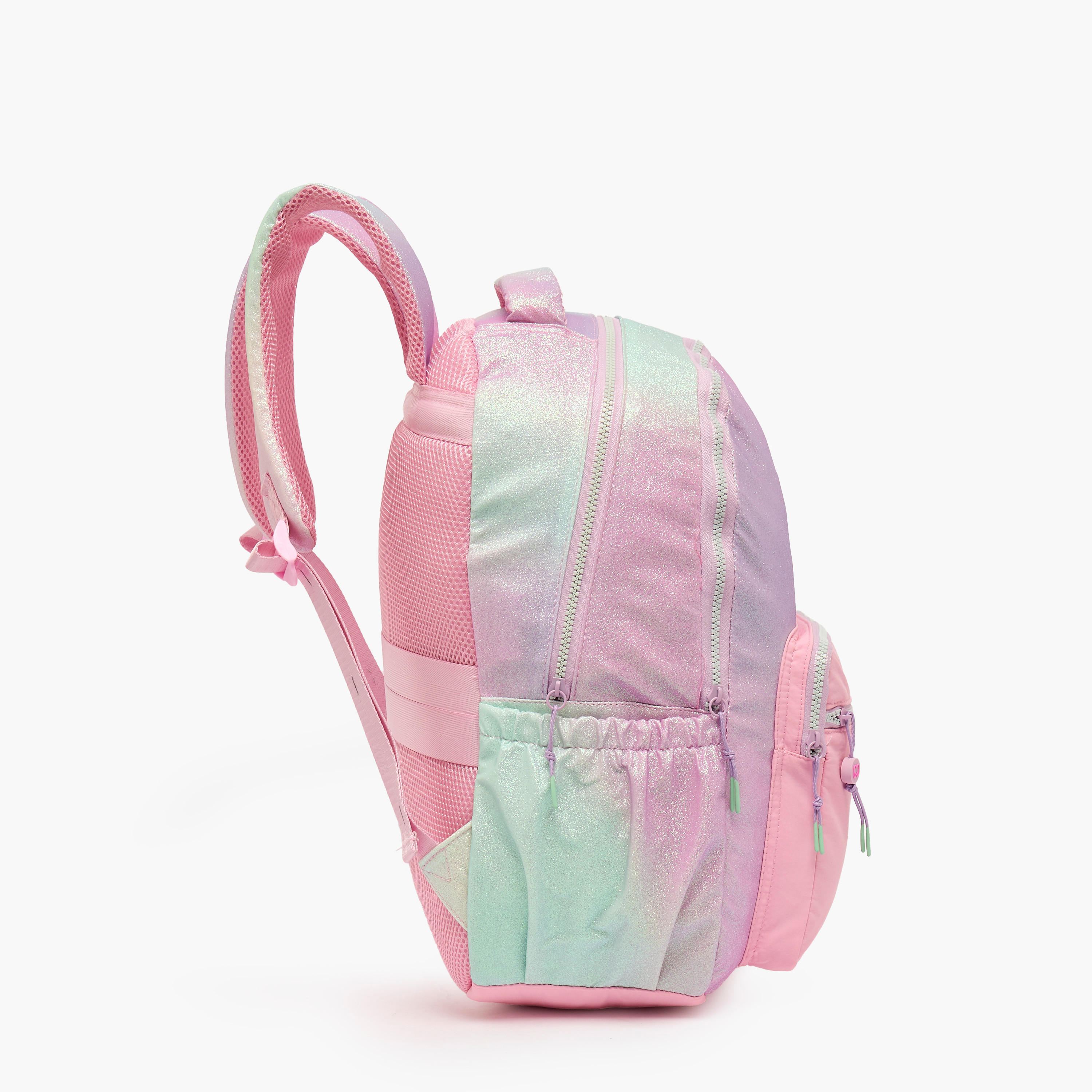 MARSHMALLOW Glittery Backpack for Girls 8-13 Years with Padded Shoulder Straps - 17 inches-school-bagsandbackpacks-backpacks-image-8