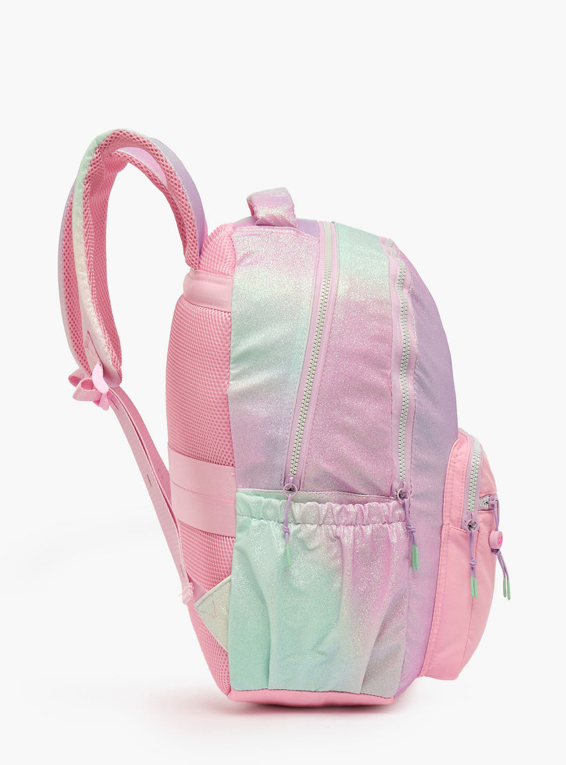 MARSHMALLOW Glittery Backpack for Girls 8-13 Years with Padded Shoulder Straps - 17 inches-school-bagsandbackpacks-backpacks-image-8
