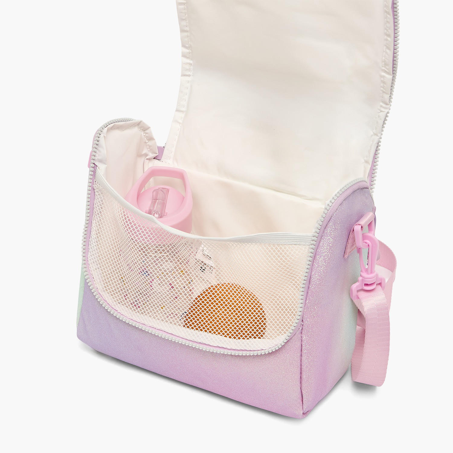 MARSHMALLOW Glittery Lunch Bag for Girls 8-13 Years with Detachable Strap-school-lunchessentials-lunchbags-image-5