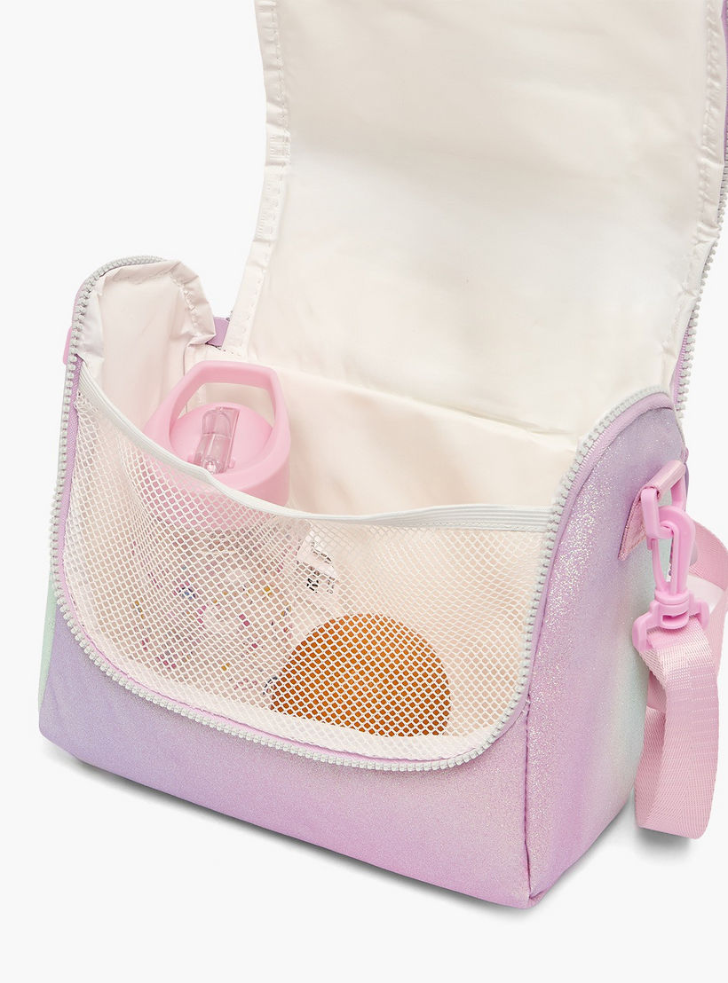 MARSHMALLOW Glittery Lunch Bag for Girls 8-13 Years with Detachable Strap-school-lunchessentials-lunchbags-image-5