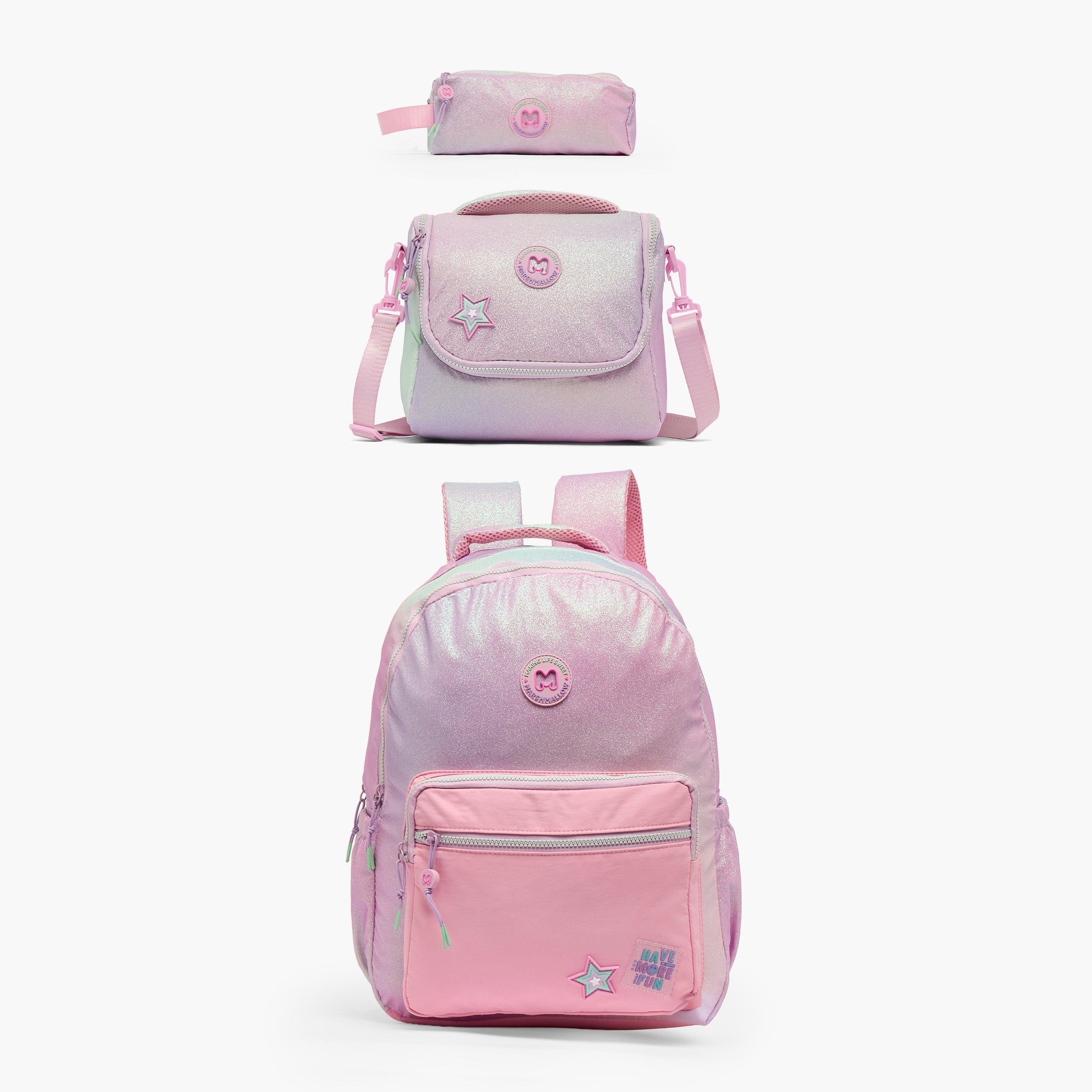 MARSHMALLOW Glittery Lunch Bag for Girls 8-13 Years with Detachable Strap-school-lunchessentials-lunchbags-image-8