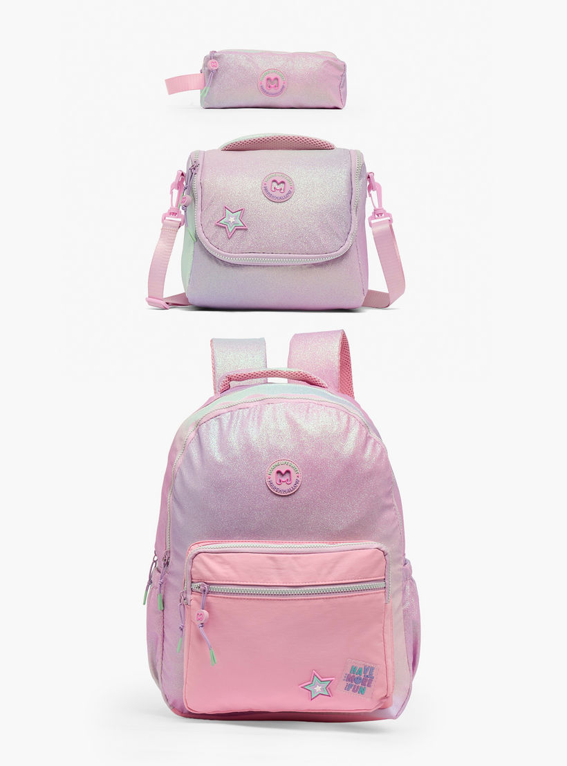 MARSHMALLOW Glittery Lunch Bag for Girls 8-13 Years with Detachable Strap-school-lunchessentials-lunchbags-image-8