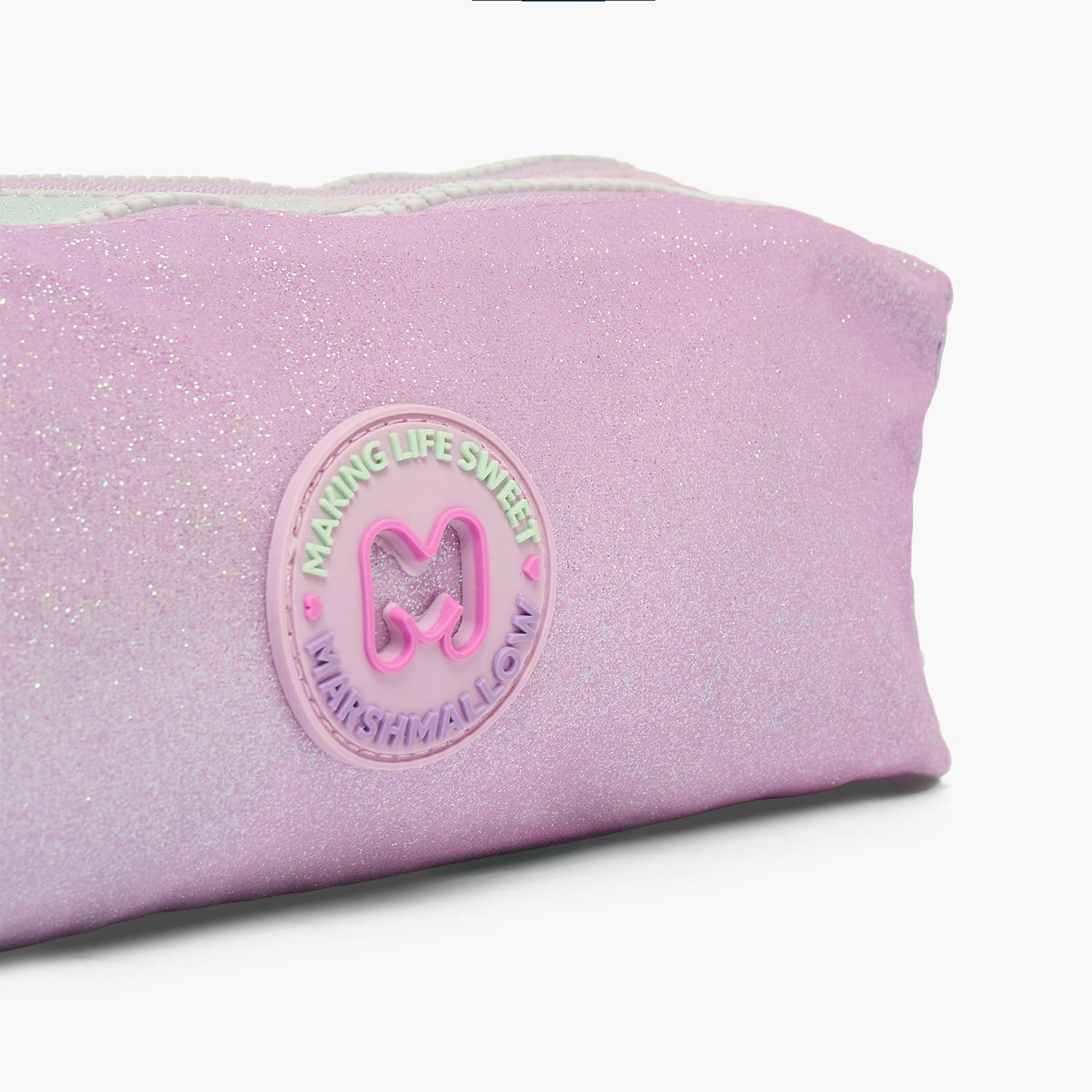 مقلمة بقسمين وتزيينات بالجليتر من مارشميلو-school-stationery-pencilcases-image-6