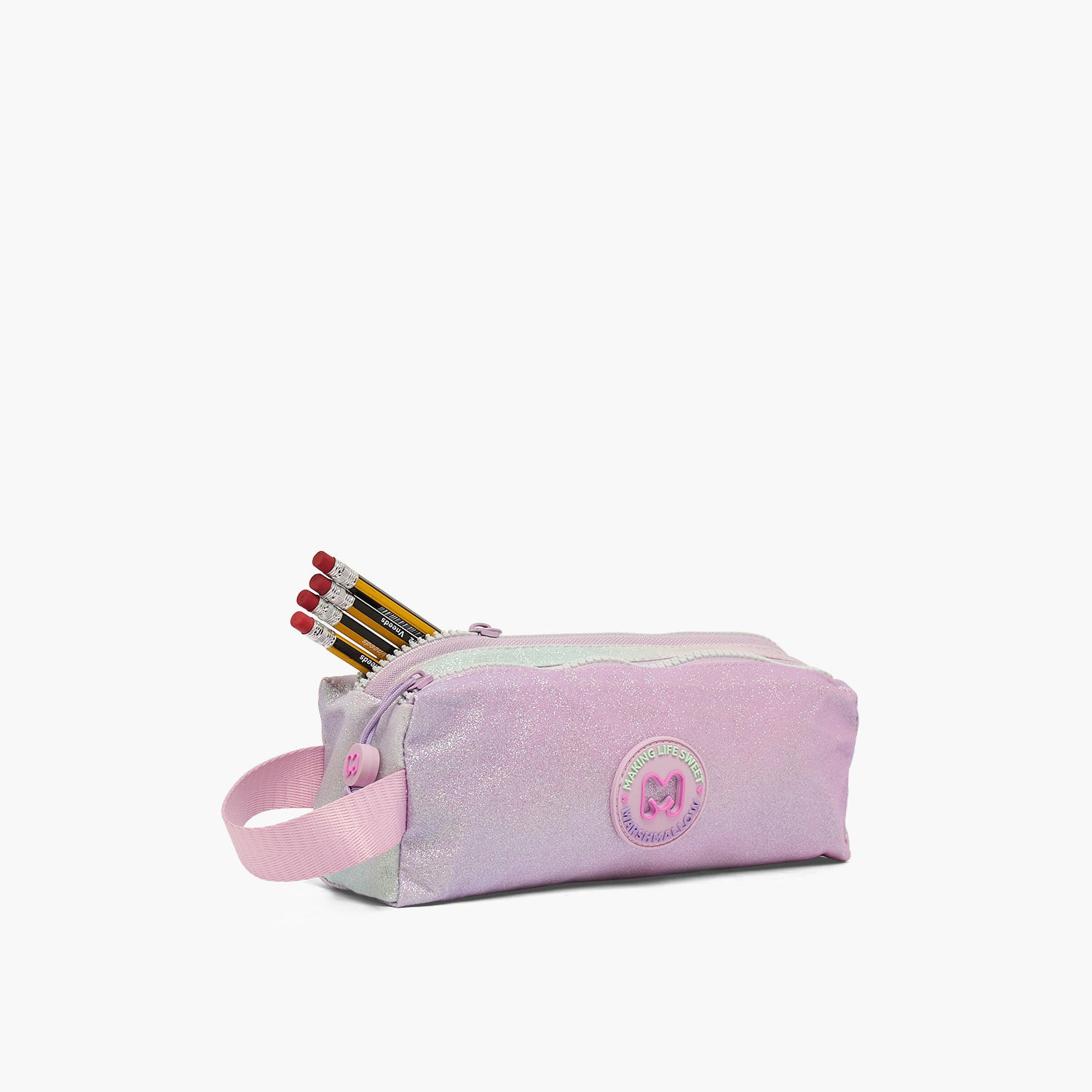 مقلمة بقسمين وتزيينات بالجليتر من مارشميلو-school-stationery-pencilcases-image-7