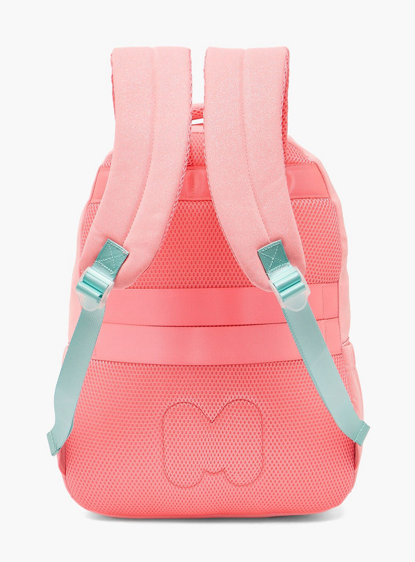 MARSHMALLOW Glittery Backpack for Girls 8-13 Years with Padded Shoulder Straps - 17 inches-school-bagsandbackpacks-backpacks-image-10