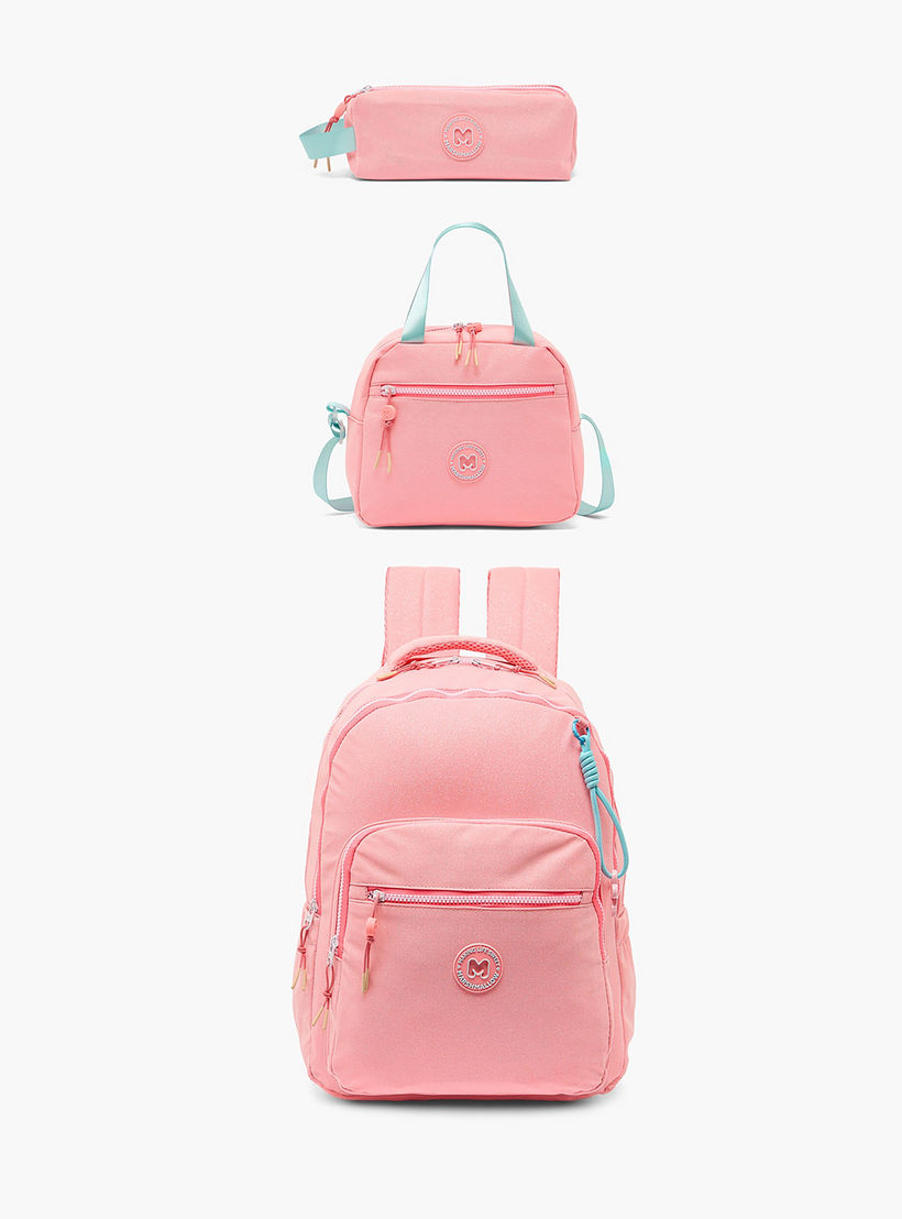 MARSHMALLOW Glittery Backpack for Girls 8-13 Years with Padded Shoulder Straps - 17 inches-school-bagsandbackpacks-backpacks-image-11