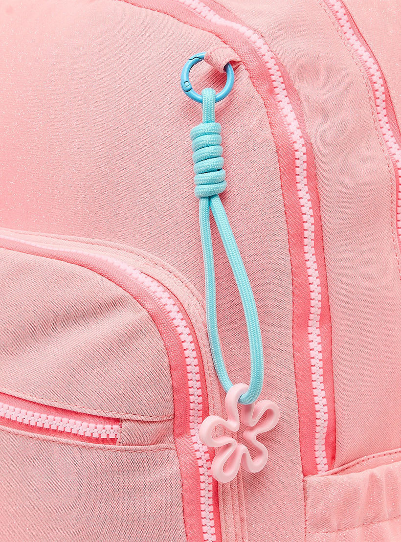 MARSHMALLOW Glittery Backpack for Girls 8-13 Years with Padded Shoulder Straps - 17 inches-school-bagsandbackpacks-backpacks-image-4