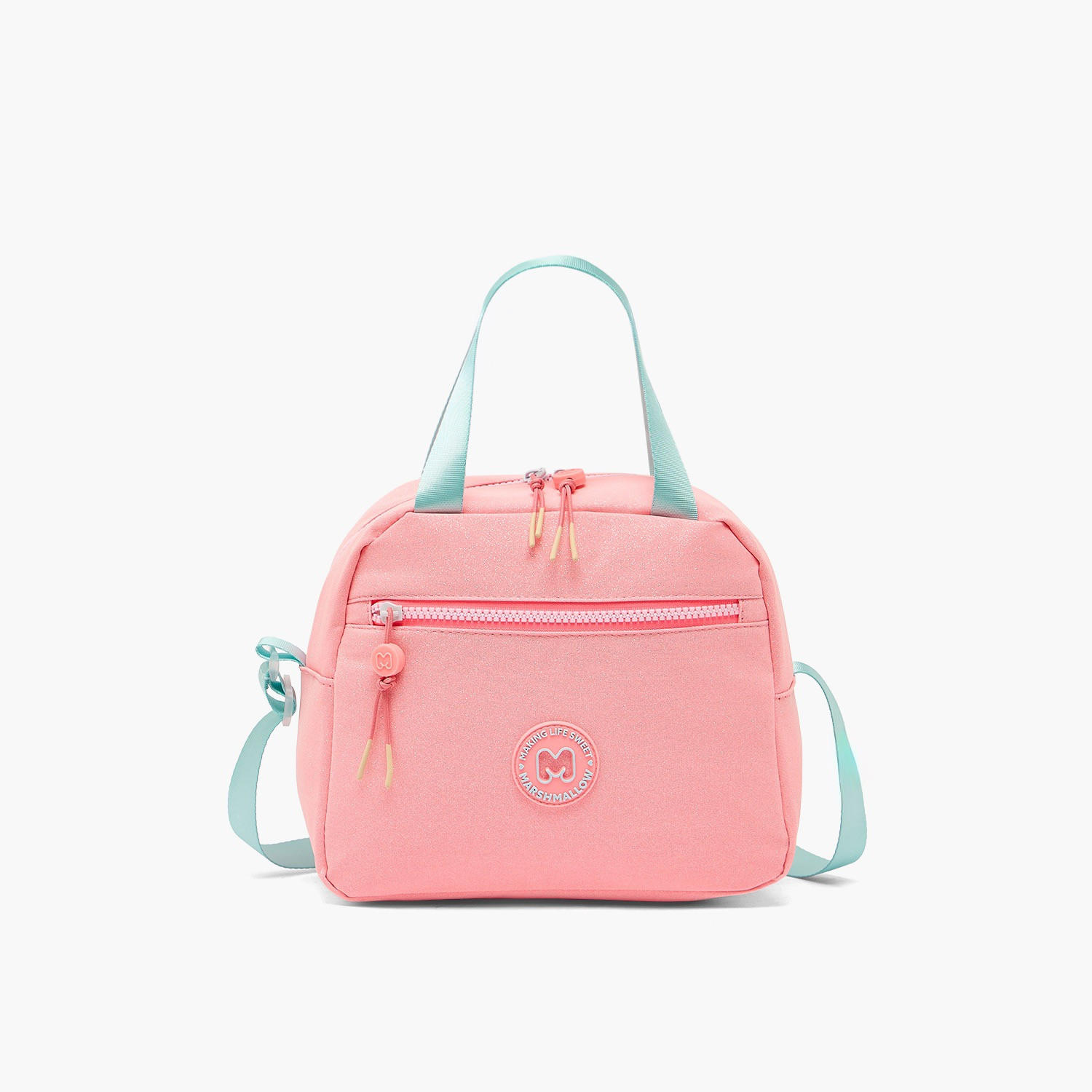 MARSHMALLOW Solid Lunch Bag for Girls 8-13 Years with Adjustable Strap-school-lunchessentials-lunchbags-image-1