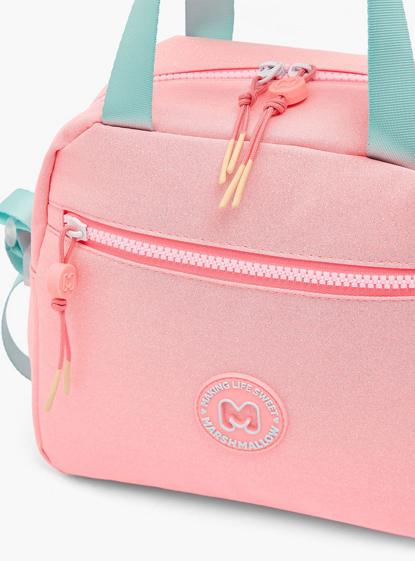 MARSHMALLOW Solid Lunch Bag for Girls 8-13 Years with Adjustable Strap-school-lunchessentials-lunchbags-image-5