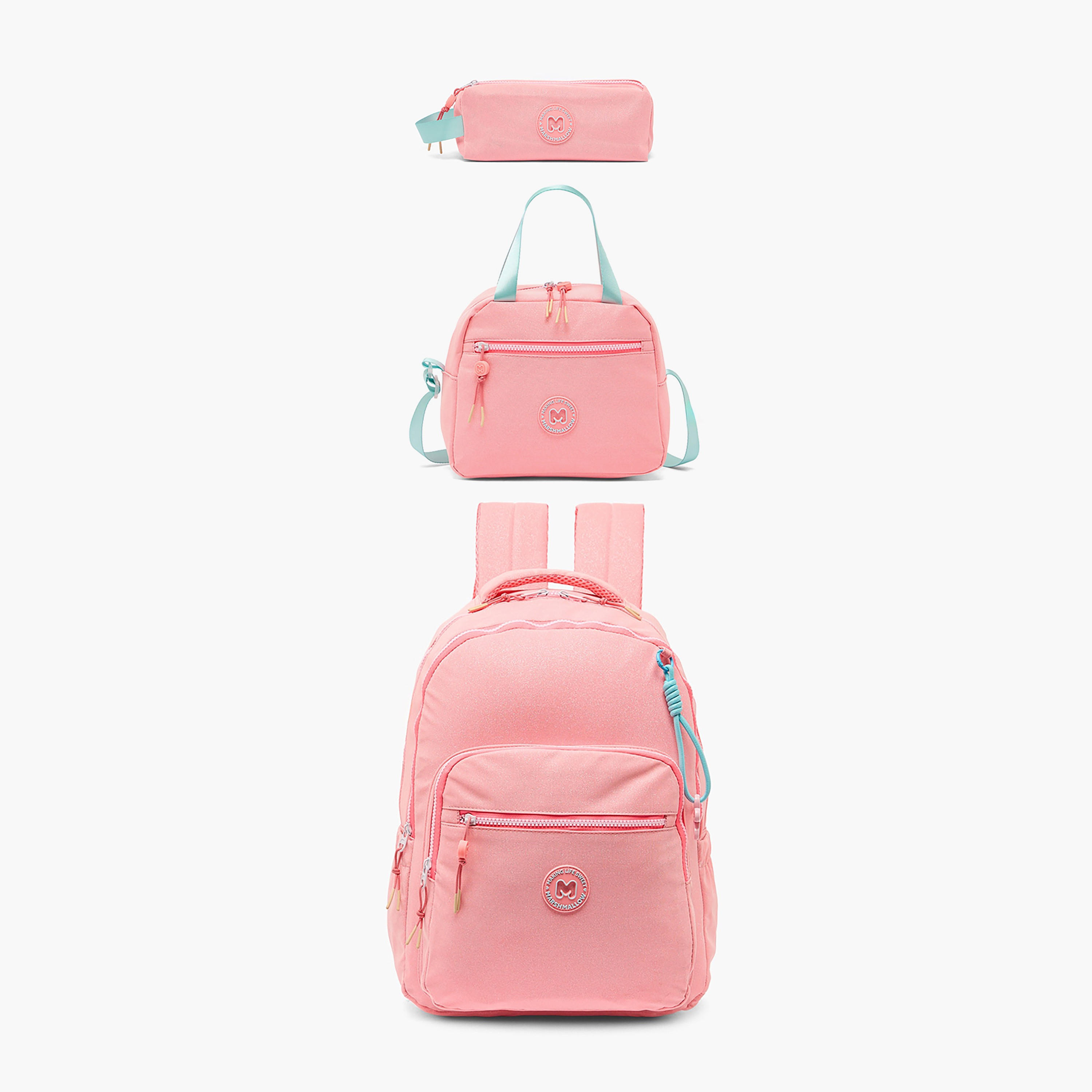 MARSHMALLOW Solid Lunch Bag for Girls 8-13 Years with Adjustable Strap-school-lunchessentials-lunchbags-image-8