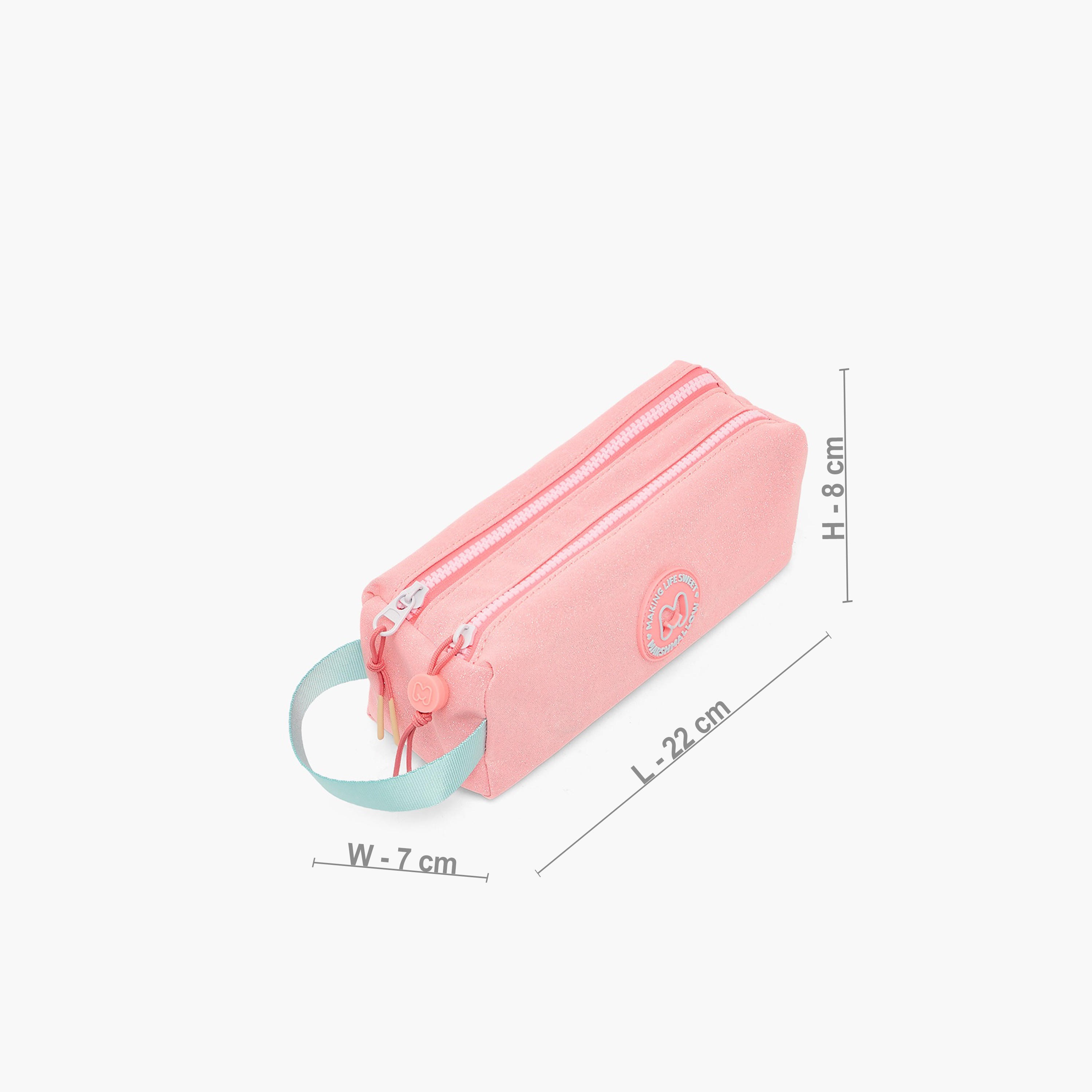 MARSHMALLOW Solid Pencil Pouch with 2 Compartments-school-stationery-pencilcases-image-3