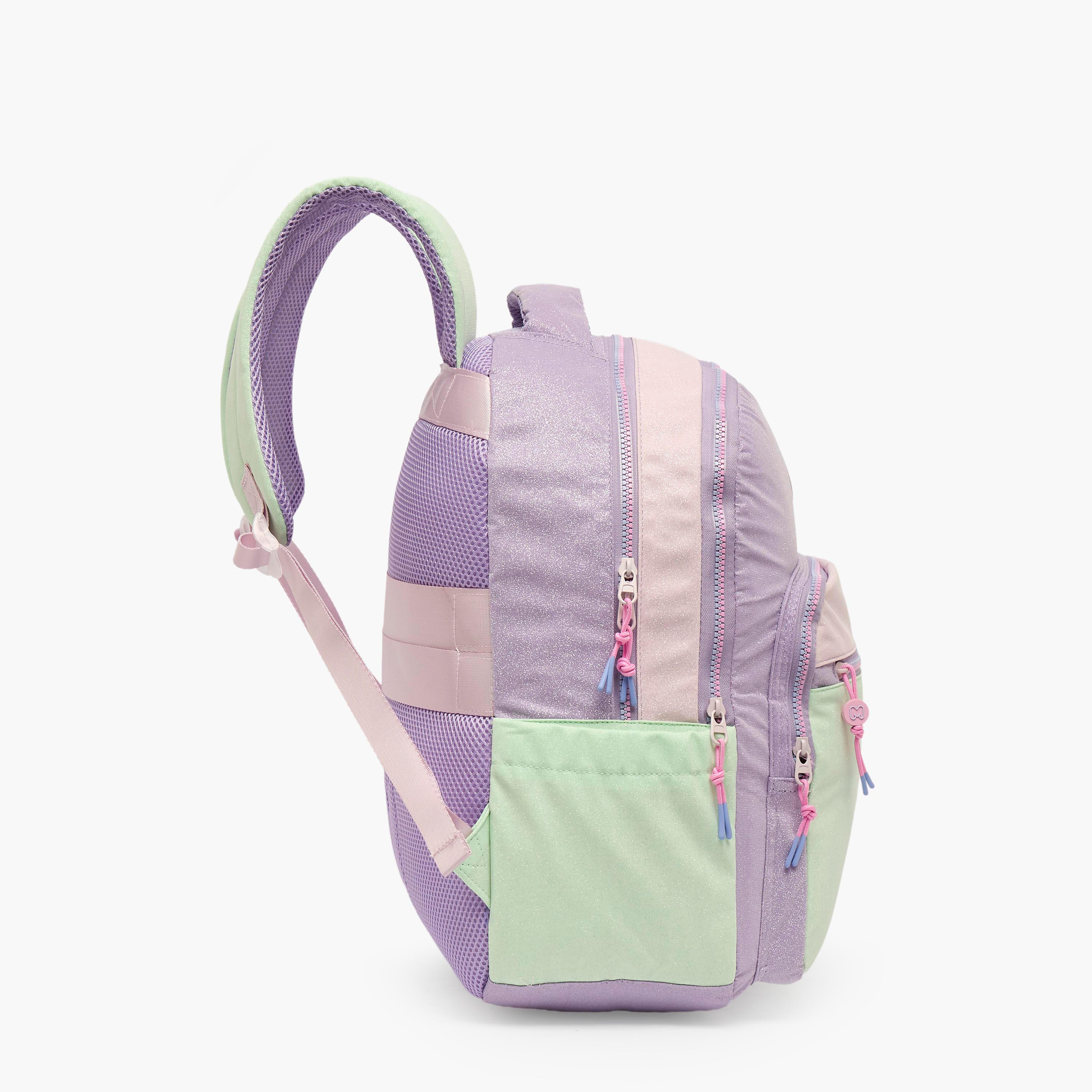 MARSHMALLOW Colourblock Backpack for Girls 8-13 Years with Padded Shoulder Straps - 17 inches-school-bagsandbackpacks-backpacks-image-8