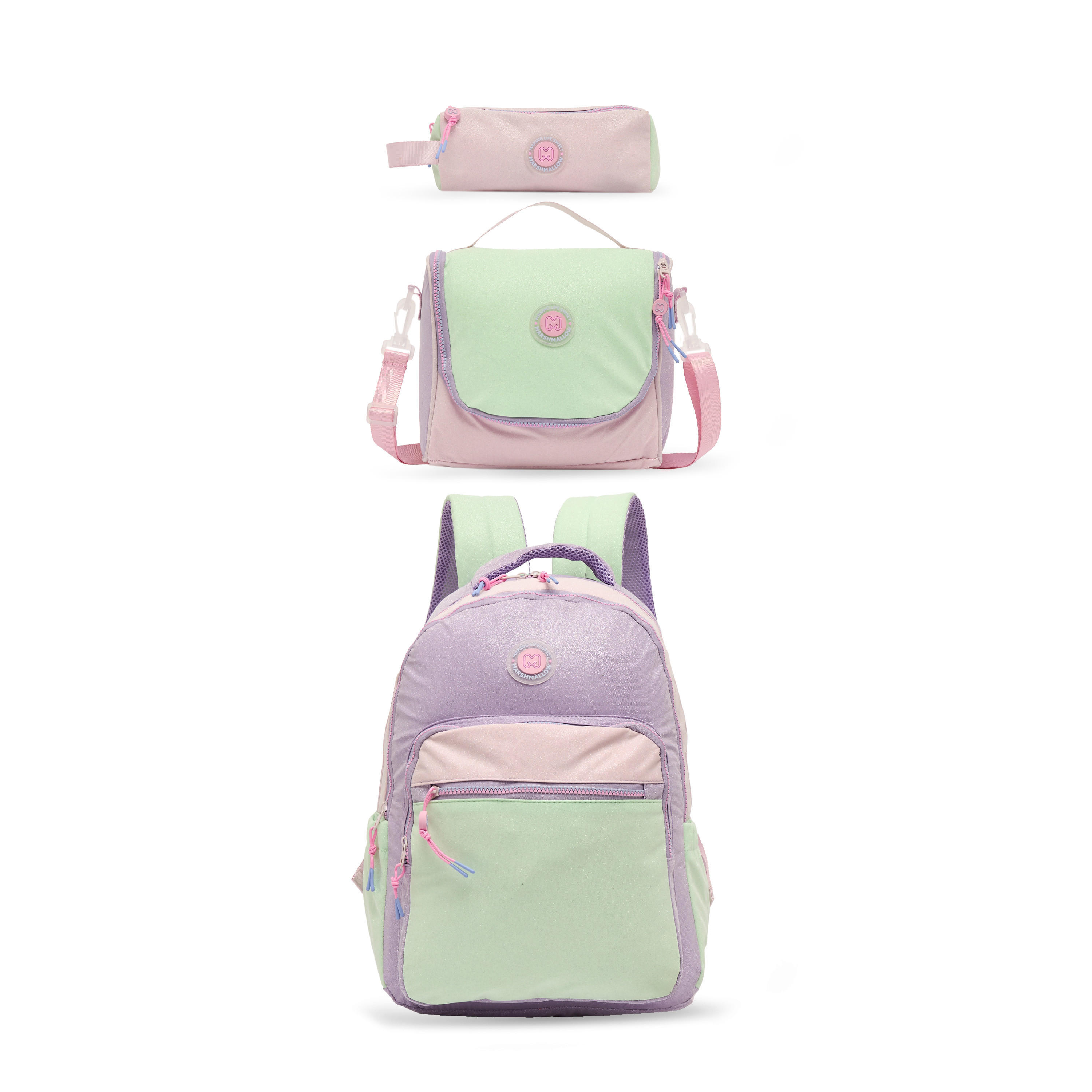 شنطة غداء بقوالب ملونة وحزام قابل للفصل للبنات 8-13 سنوات من مارشميلو-school-lunchessentials-lunchbags-image-8