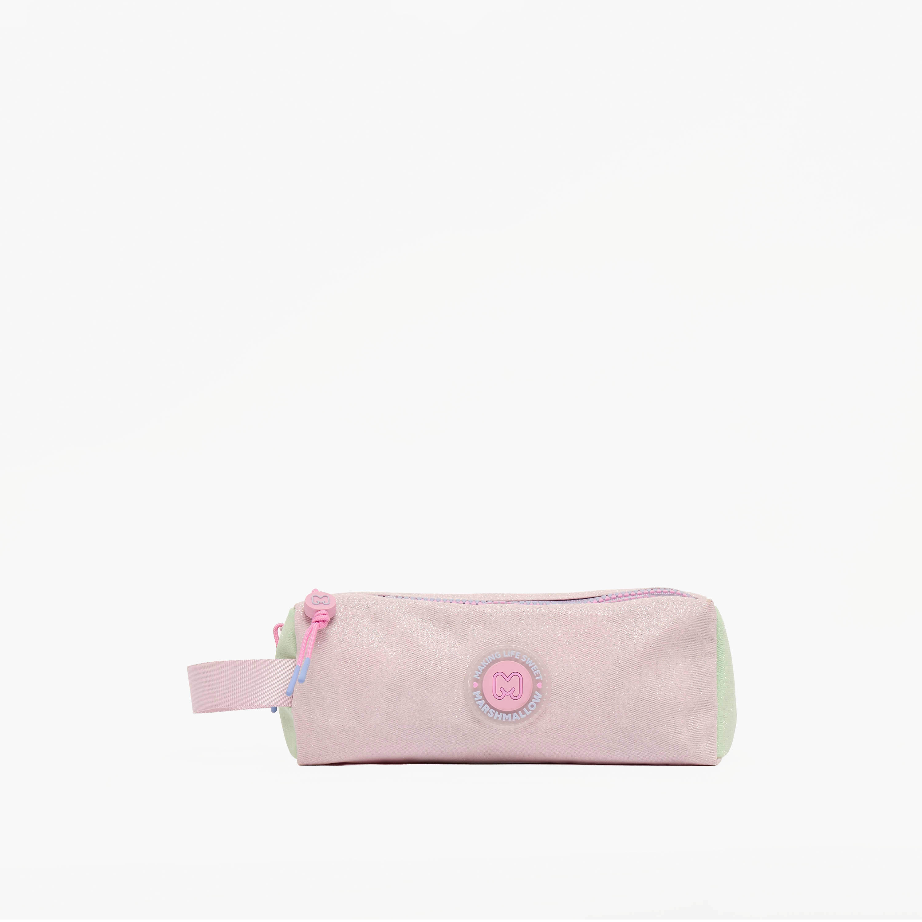 مقلمة بقسمين وطبعات من مارشميلو-school-stationery-pencilcases-image-1