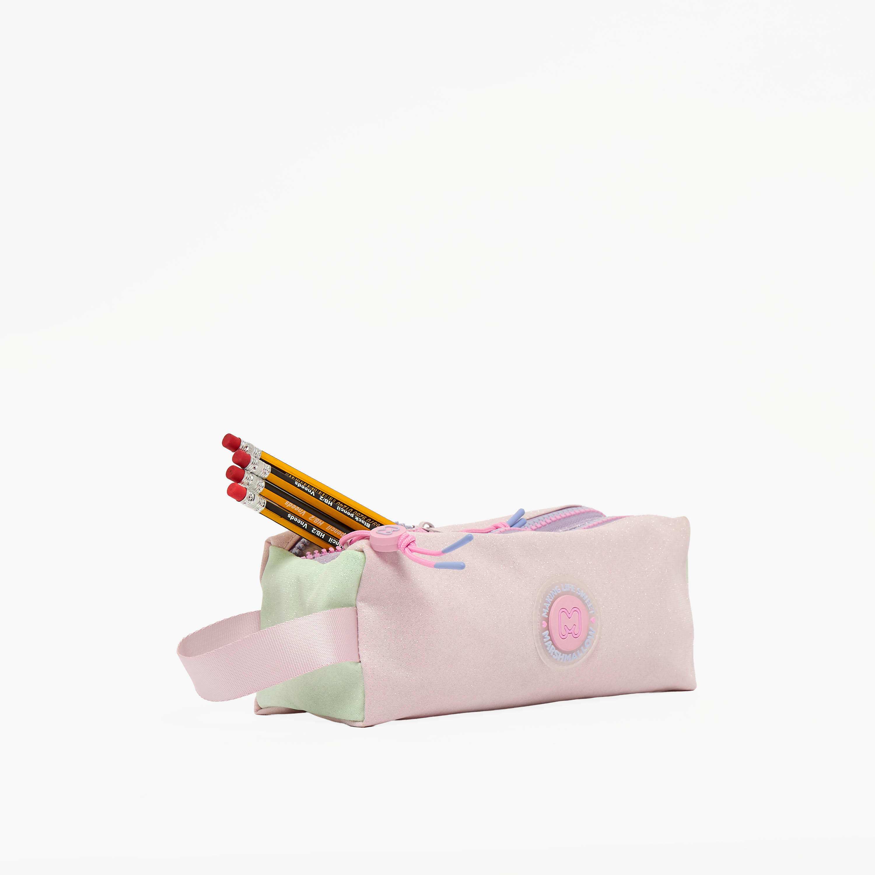 مقلمة بقسمين وطبعات من مارشميلو-school-stationery-pencilcases-image-3