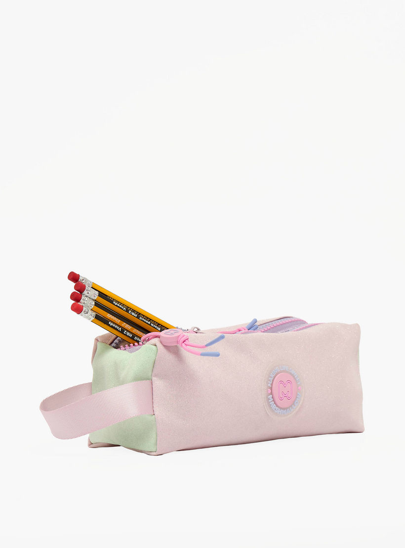 مقلمة بقسمين وطبعات من مارشميلو-school-stationery-pencilcases-image-3