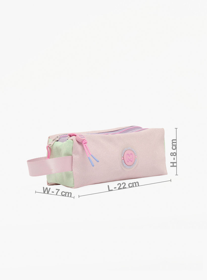 مقلمة بقسمين وطبعات من مارشميلو-school-stationery-pencilcases-image-4