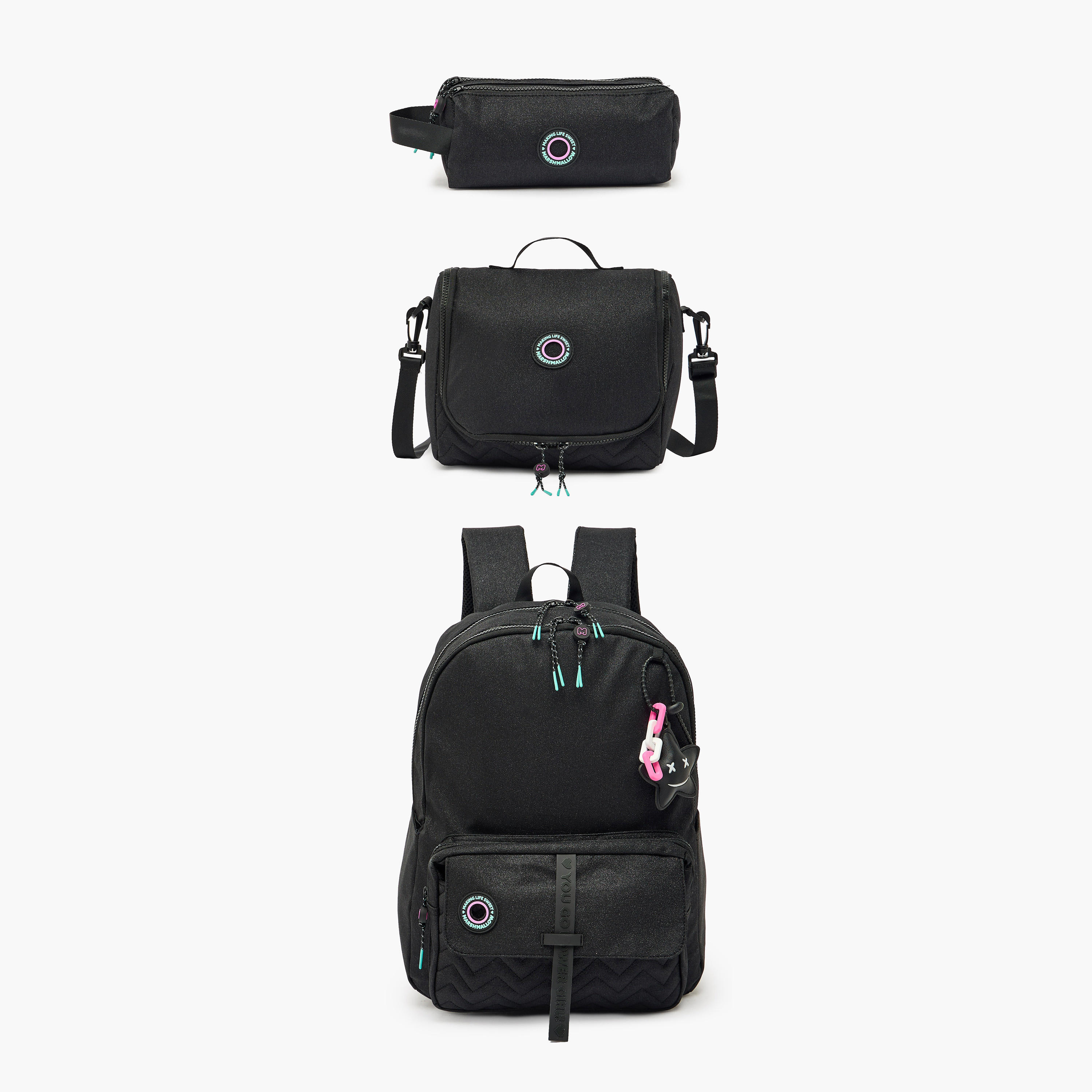 MARSHMALLOW Solid Backpack for Girls 8-13 Years with Padded Shoulder Straps - 16 inches-school-bagsandbackpacks-backpacks-image-10