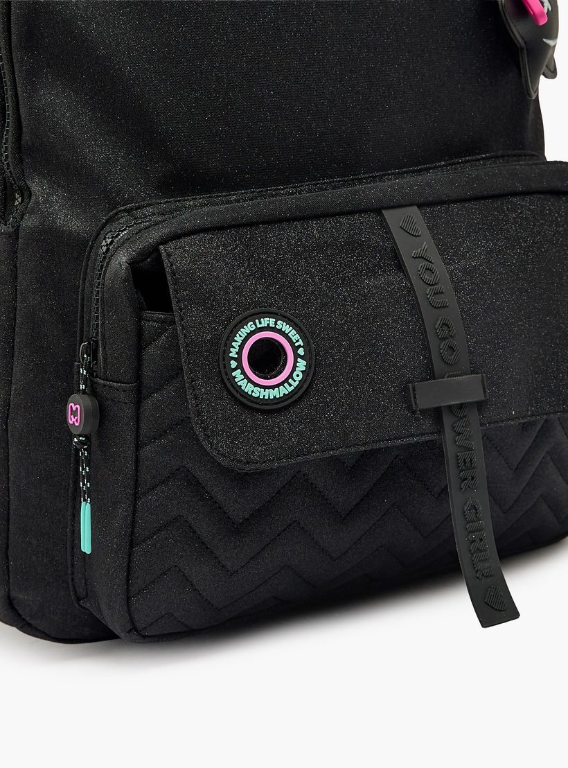 MARSHMALLOW Solid Backpack for Girls 8-13 Years with Padded Shoulder Straps - 16 inches-school-bagsandbackpacks-backpacks-image-4