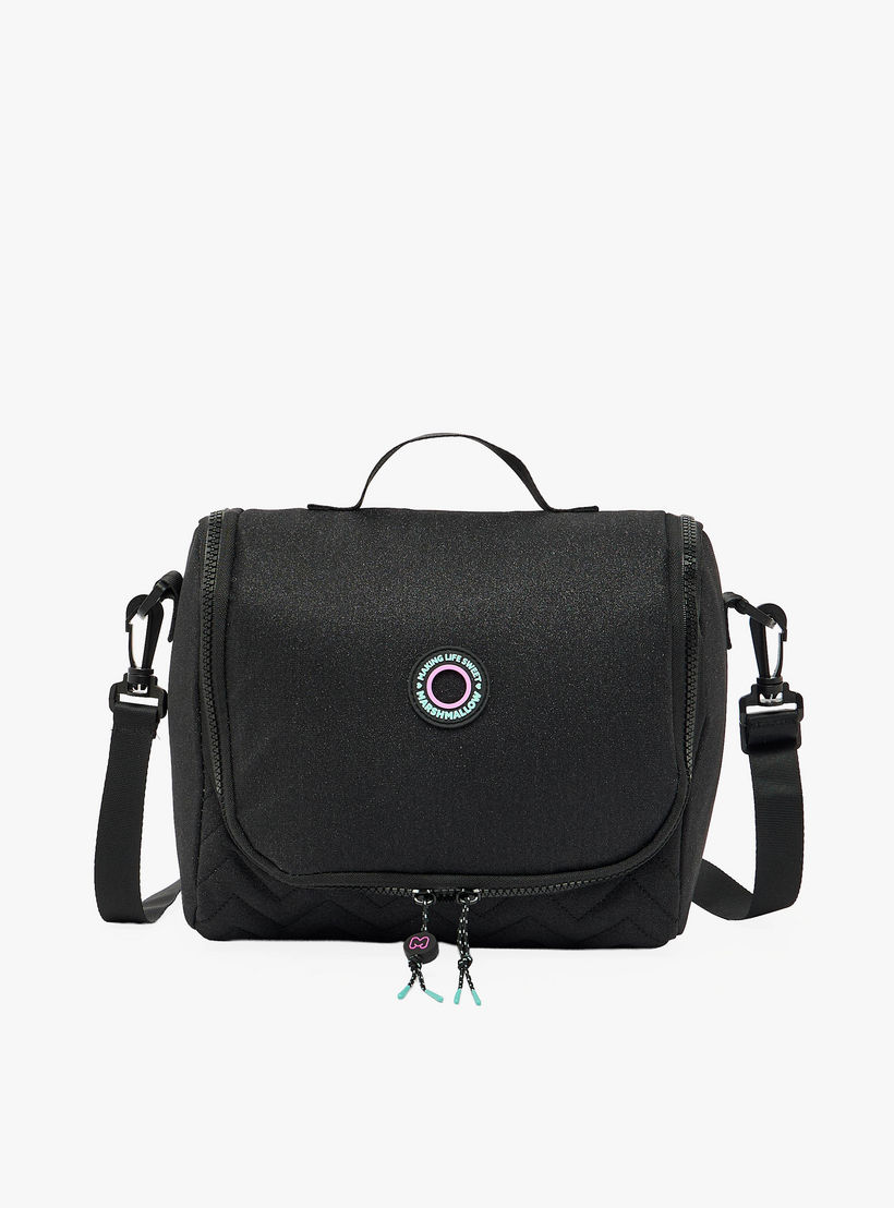 MARSHMALLOW Solid Lunch Bag for Girls 8-13 Years with Detachable Strap-school-lunchessentials-lunchbags-image-1