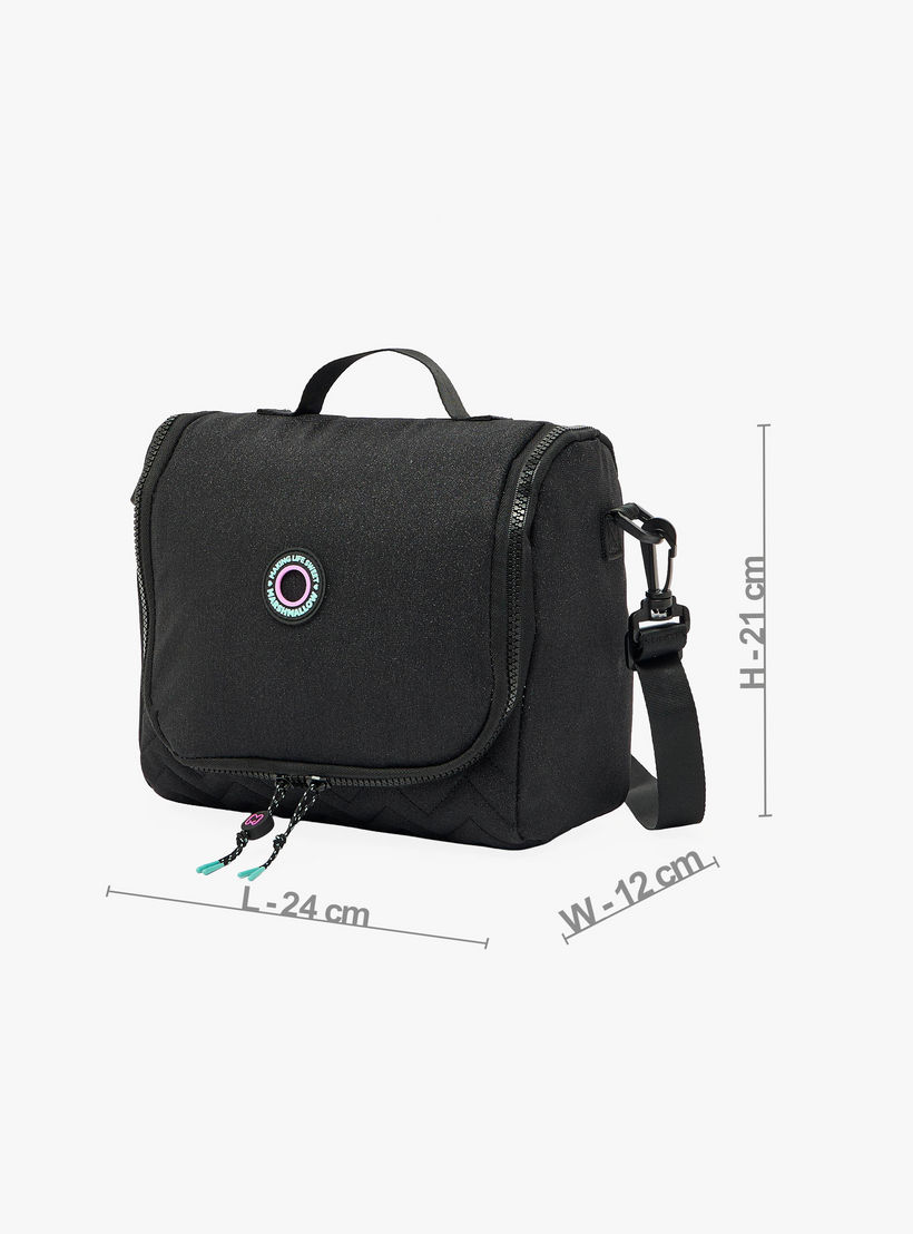 MARSHMALLOW Solid Lunch Bag for Girls 8-13 Years with Detachable Strap-school-lunchessentials-lunchbags-image-6