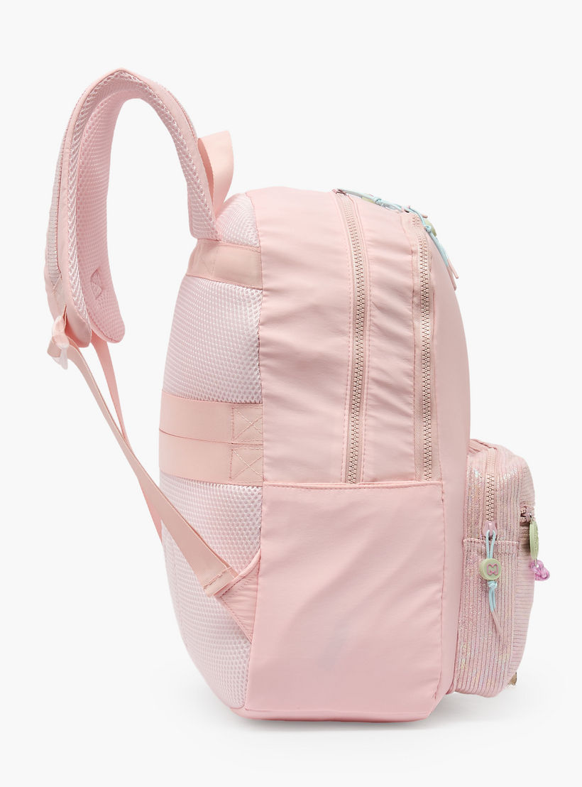 MARSHMALLOW Textured Backpack for Girls 8-13 Years with Padded Shoulder Straps - 17 inches-school-bagsandbackpacks-backpacks-image-8