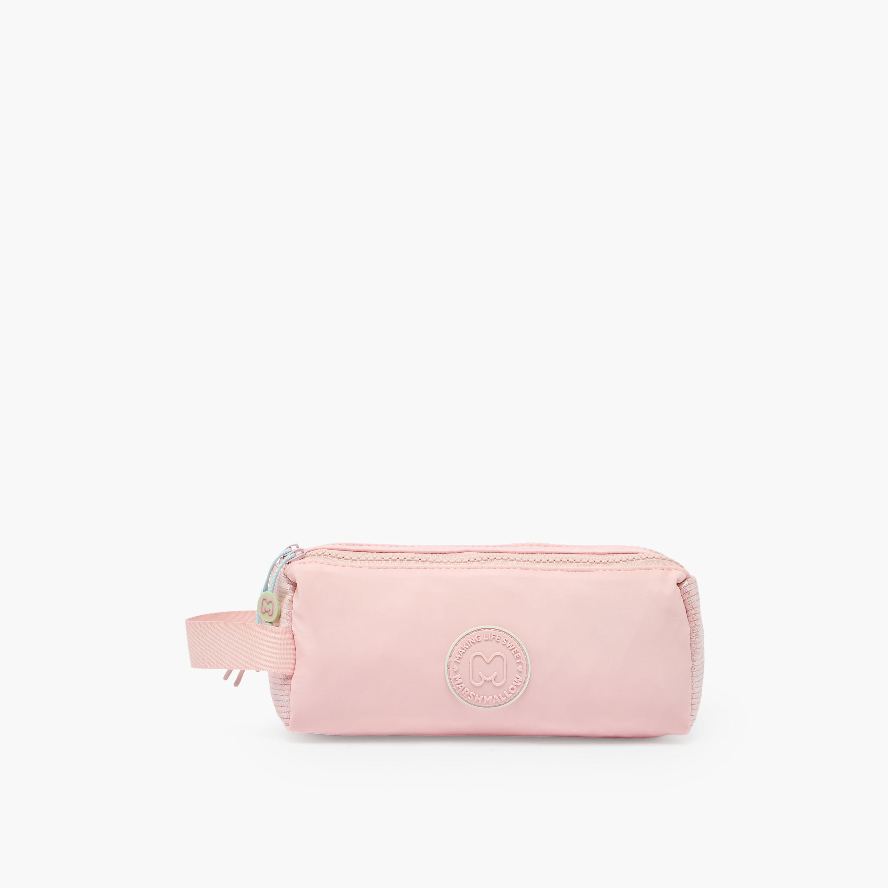 مقلمة سادة بقسمين من مارشميلو-school-stationery-pencilcases-image-1