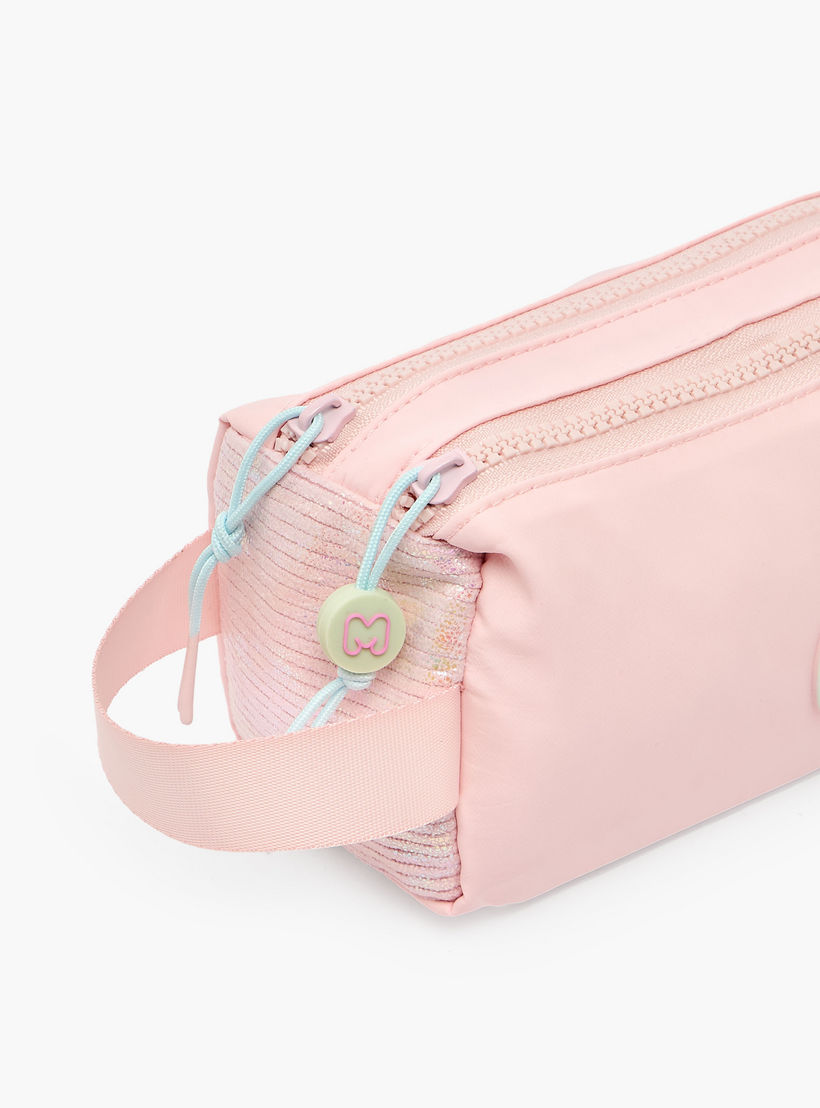 مقلمة سادة بقسمين من مارشميلو-school-stationery-pencilcases-image-5