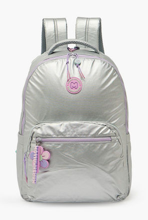 شنطة ظهر سادة بأحزمة كتف مبطنة للبنات بعمر 8-13 سنة من مارشميلو - 17 بوصة-school-bagsandbackpacks-image-1