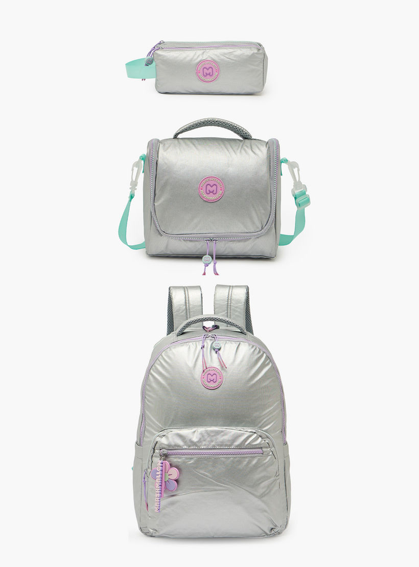 شنطة ظهر سادة بأحزمة كتف مبطنة للبنات بعمر 8-13 سنة من مارشميلو - 17 بوصة-school-bagsandbackpacks-backpacks-image-10