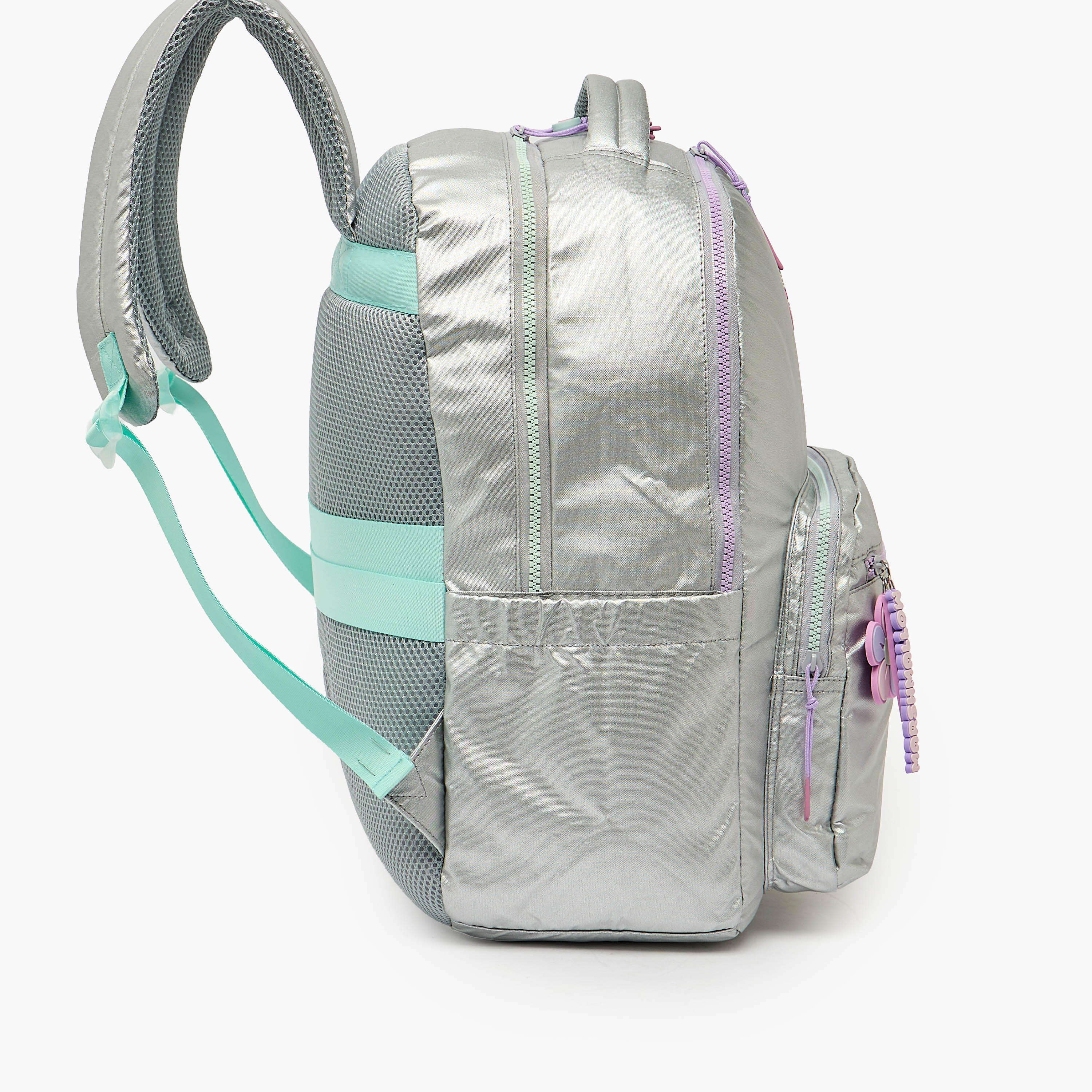 شنطة ظهر سادة بأحزمة كتف مبطنة للبنات بعمر 8-13 سنة من مارشميلو - 17 بوصة-school-bagsandbackpacks-backpacks-image-8