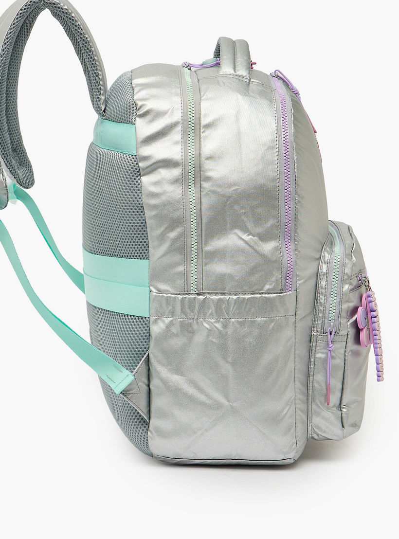 شنطة ظهر سادة بأحزمة كتف مبطنة للبنات بعمر 8-13 سنة من مارشميلو - 17 بوصة-school-bagsandbackpacks-backpacks-image-8