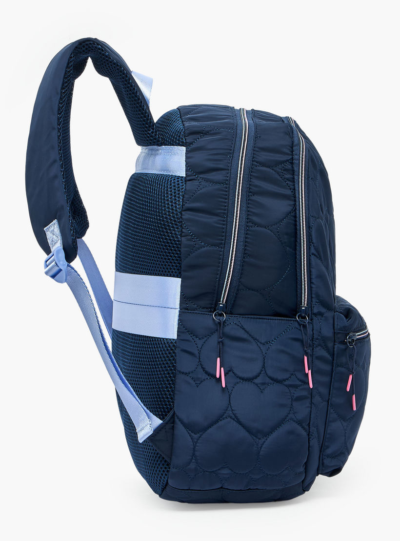 MARSHMALLOW Quilted Backpack for Girls 8-13 Years with Padded Shoulder Straps - 17 inches-school-bagsandbackpacks-backpacks-image-8