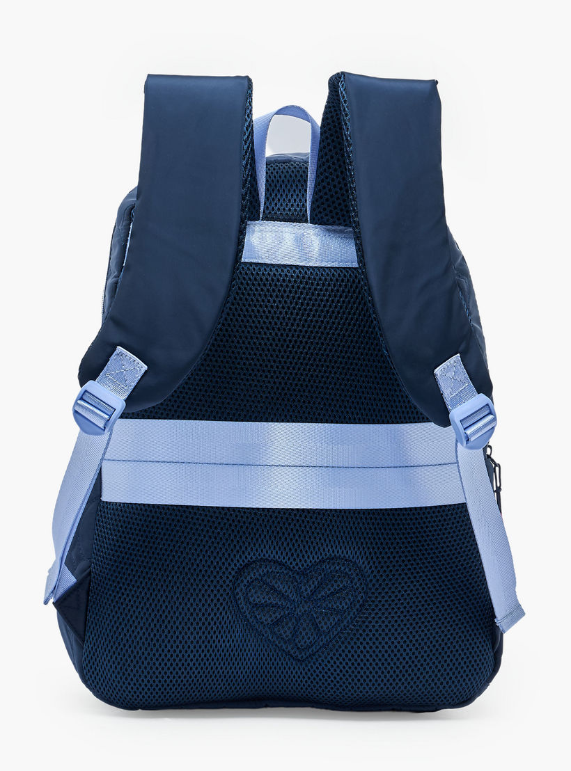 MARSHMALLOW Quilted Backpack for Girls 8-13 Years with Padded Shoulder Straps - 17 inches-school-bagsandbackpacks-backpacks-image-9