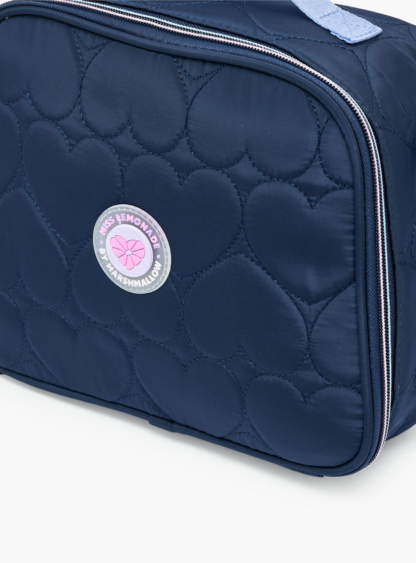 MARSHMALLOW Heart Quilted Lunch Bag for Girls 8-13 Years with Insulation-school-lunchessentials-lunchbags-image-3