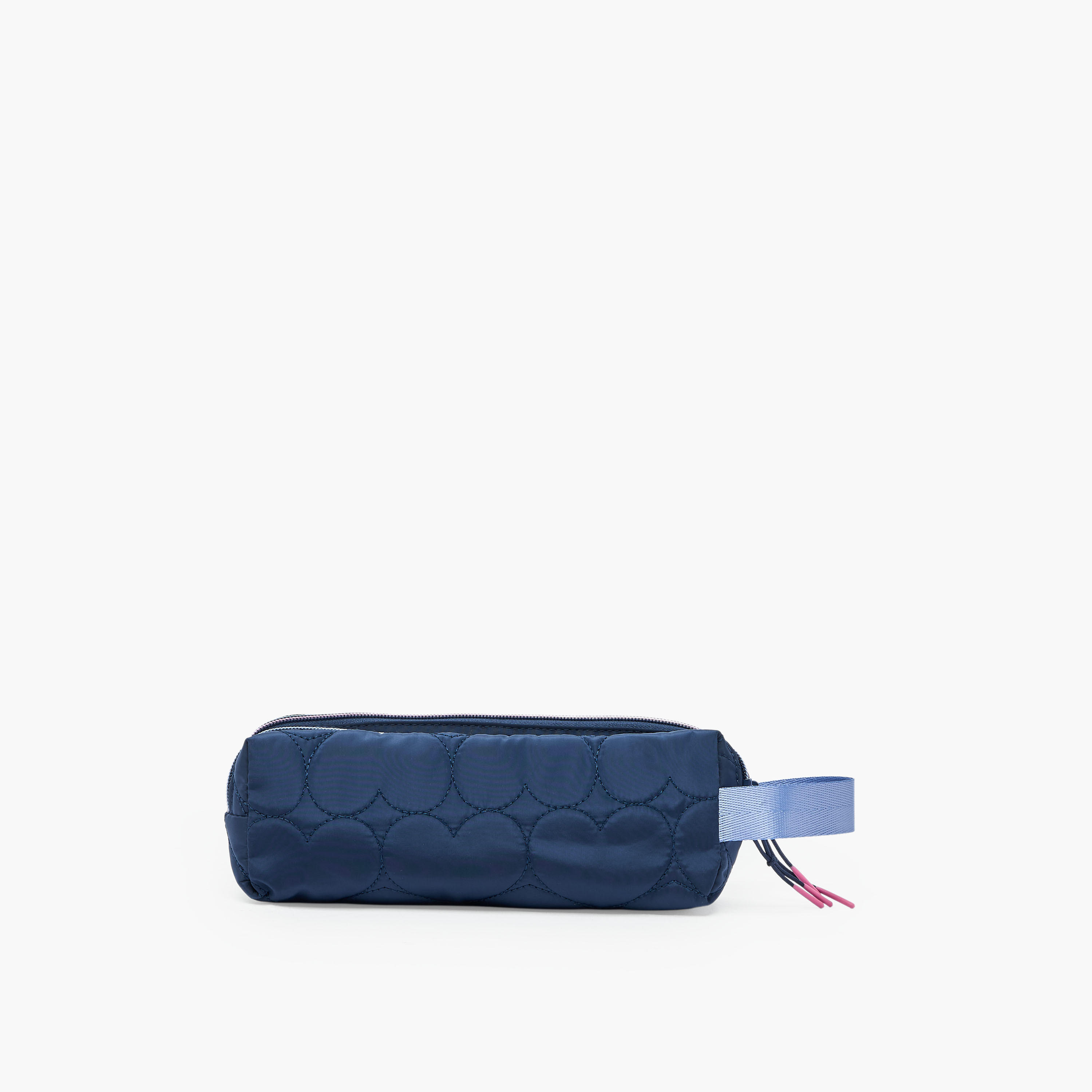 مقلمة مبطنة سادة بقسمين من مارشميلو-school-stationery-pencilcases-image-4